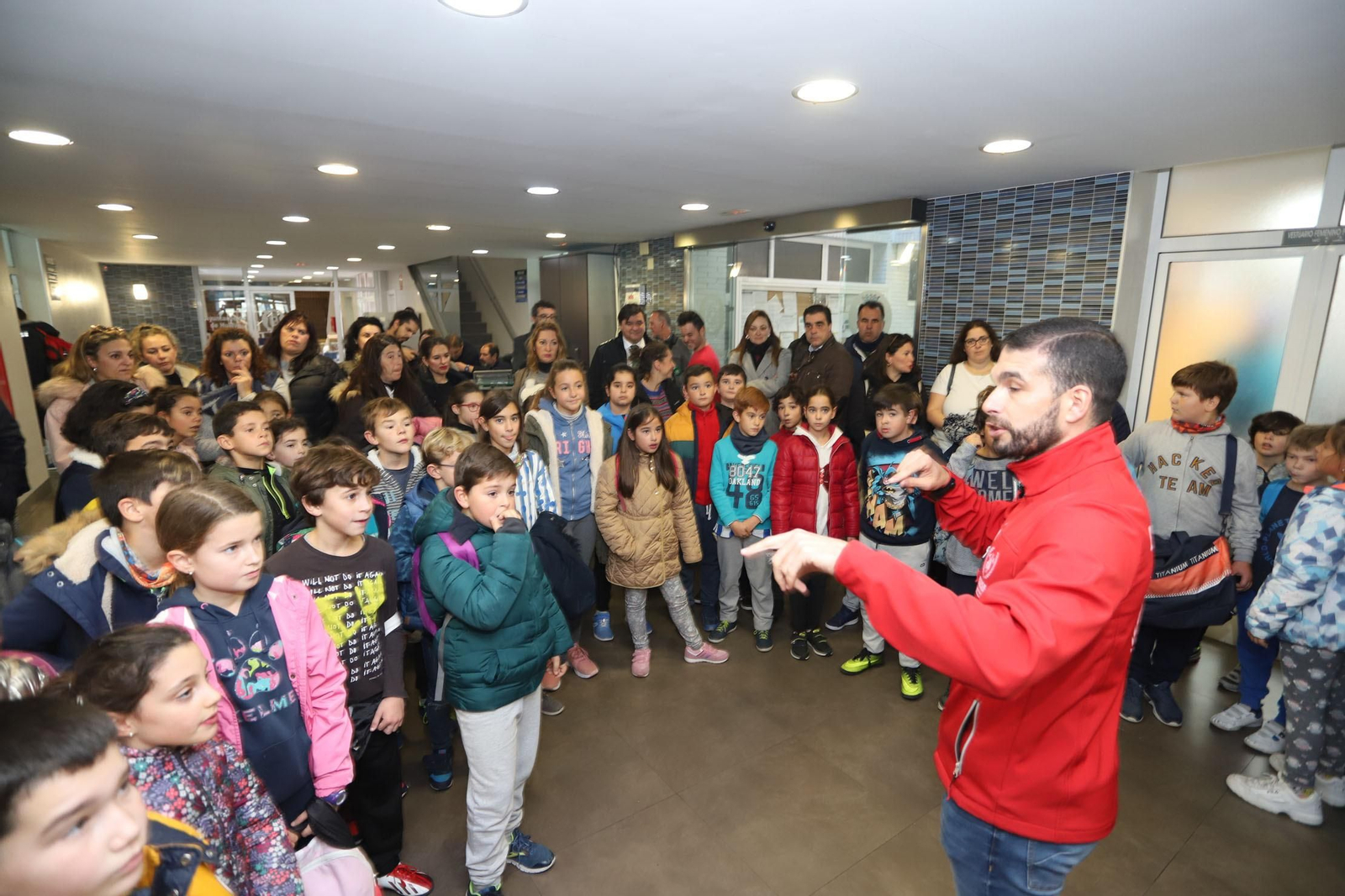 Imágenes del belén acuático en el Andrés Estrada