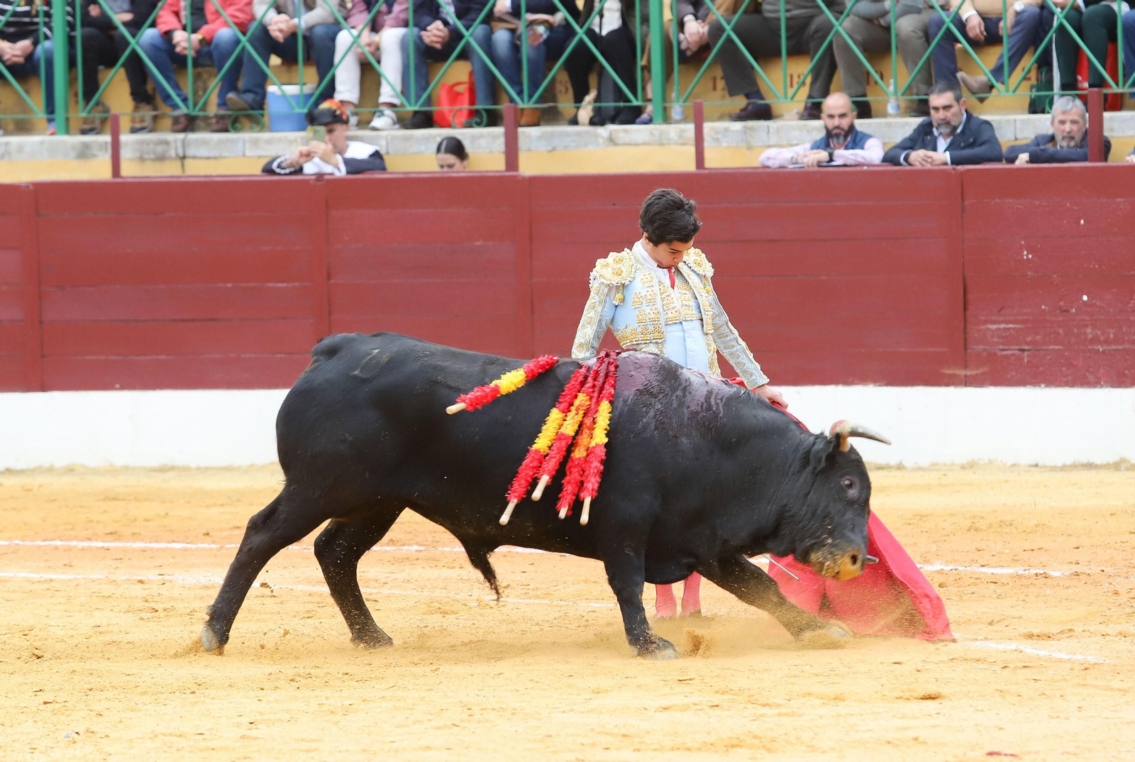 Imágenes de la novillada previa a la Semana Santa en la plaza de toros de La Línea