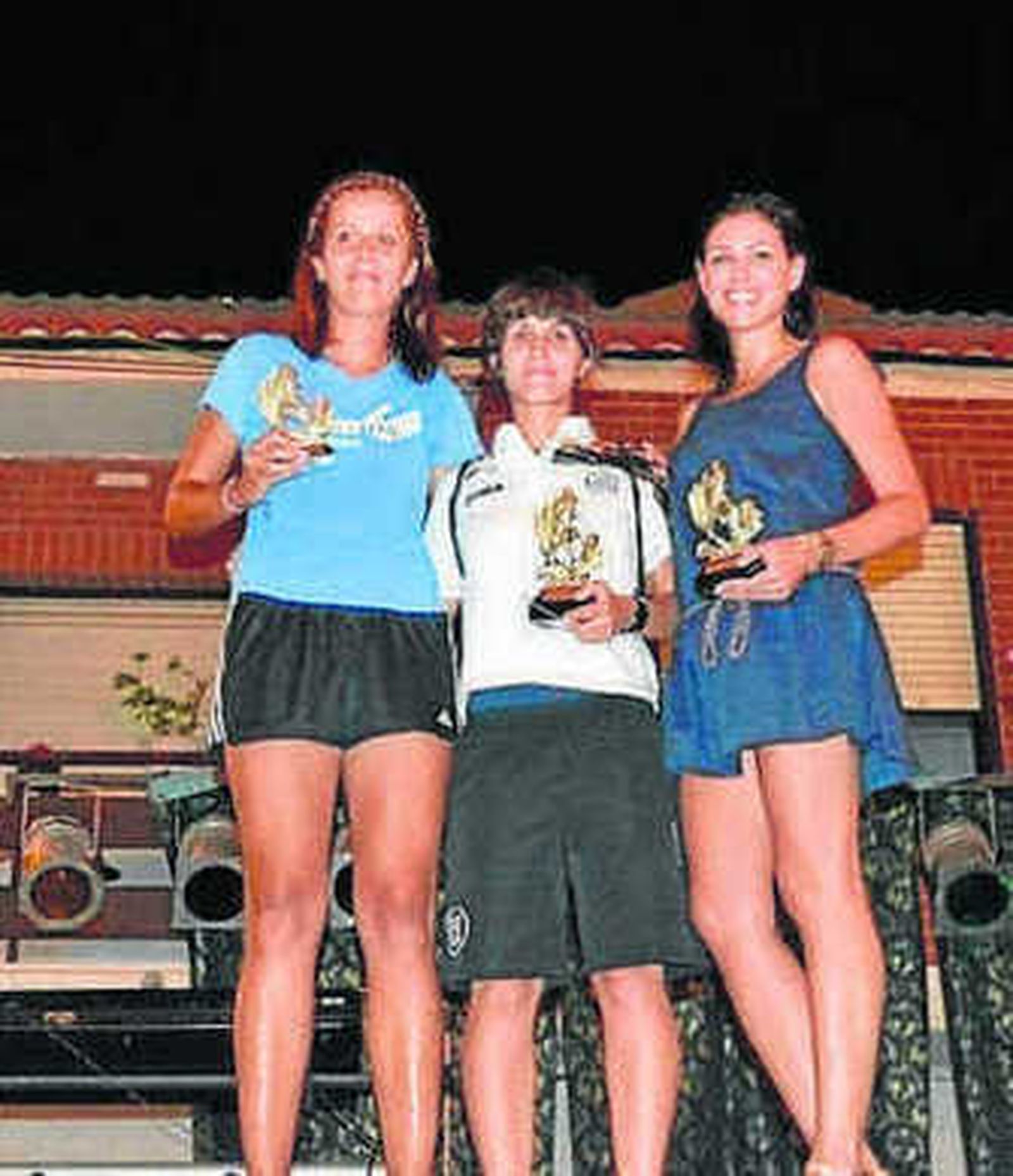 Podium de la carrera.