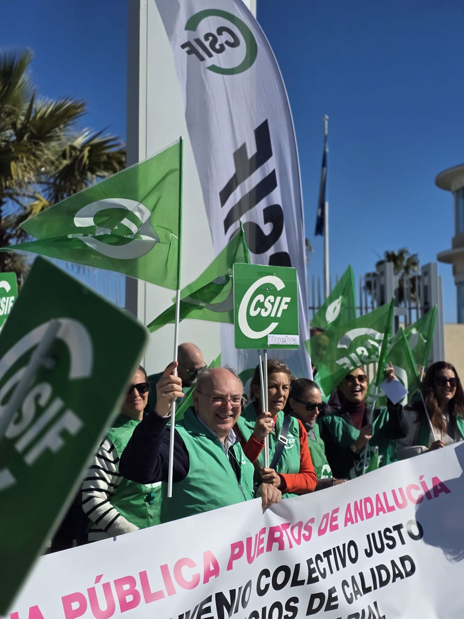 Imagen de archivo de una manifestación de CSIF