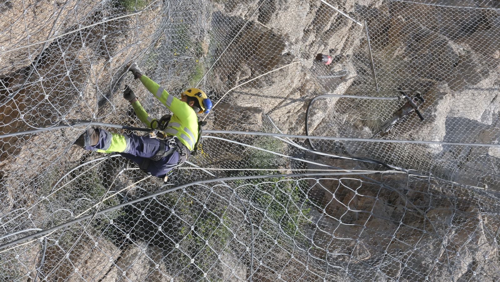Fotogalería visita obras carretera El Cañarete-Almería-Aguadulce