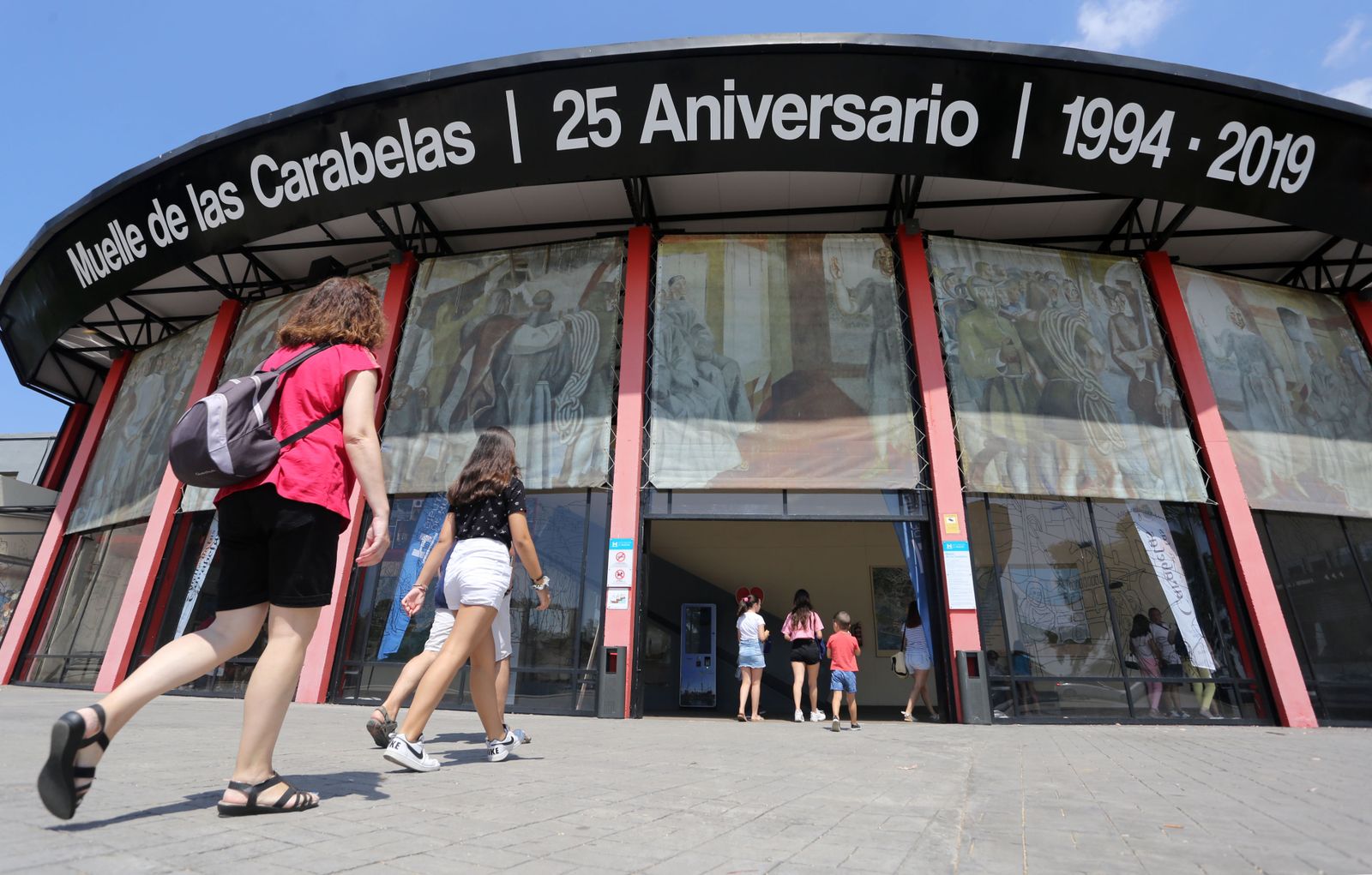 Las imágenes de los talleres de verano en el Muelle de las Carabelas