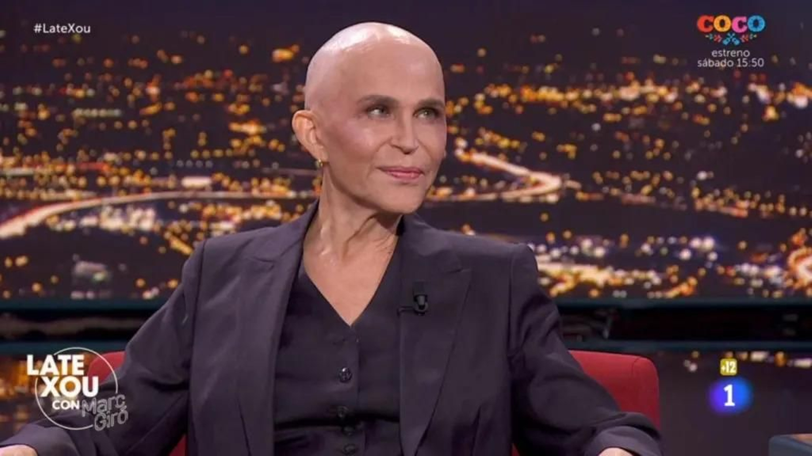 La actriz Antonia San Juan ha contado en 'Late Xou' cómo lleva el tratamiento contra el cáncer.