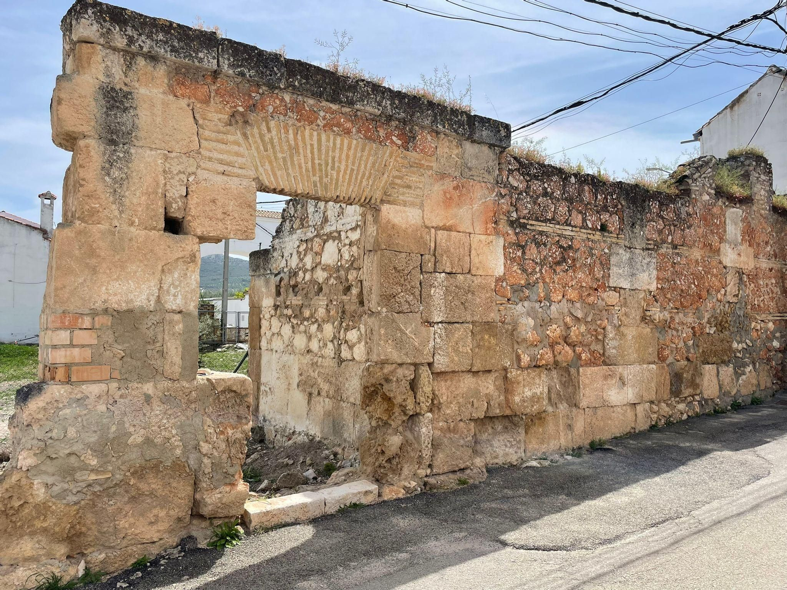 Los restos del Palacio de Juan de Córdoba Centurión.