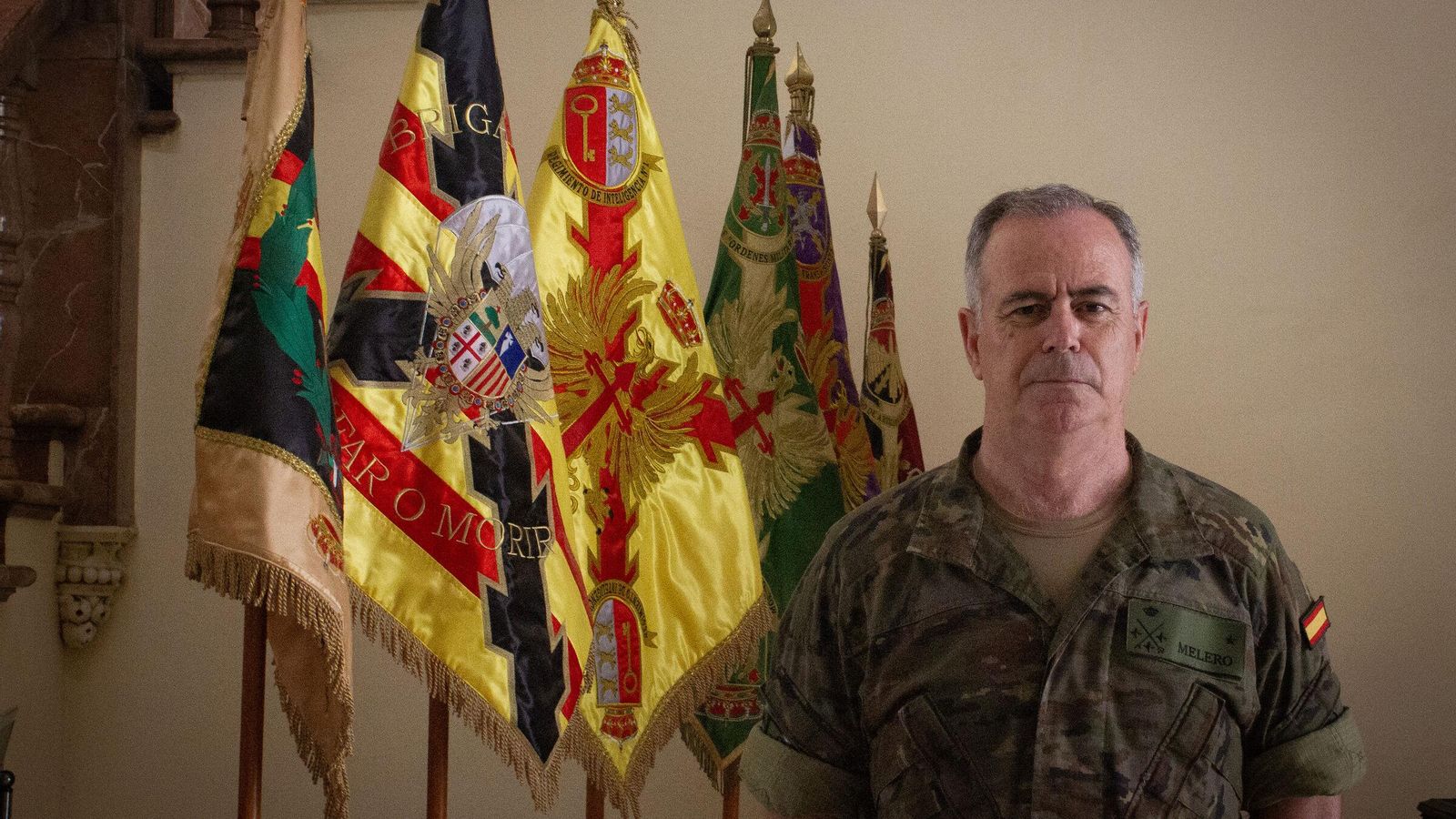 El teniente general Carlos Melero Claudio, jefe de la Fuerza Terrestre.