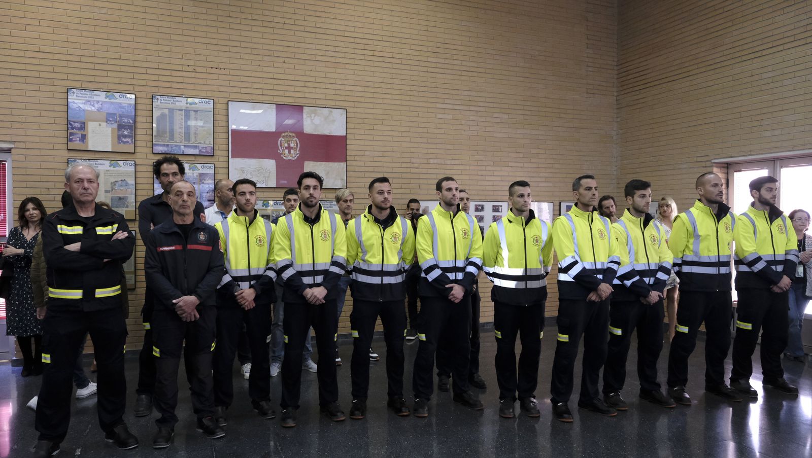 Imágenes del acto del patrón de los bomberos, San Juan de Dios. Almería