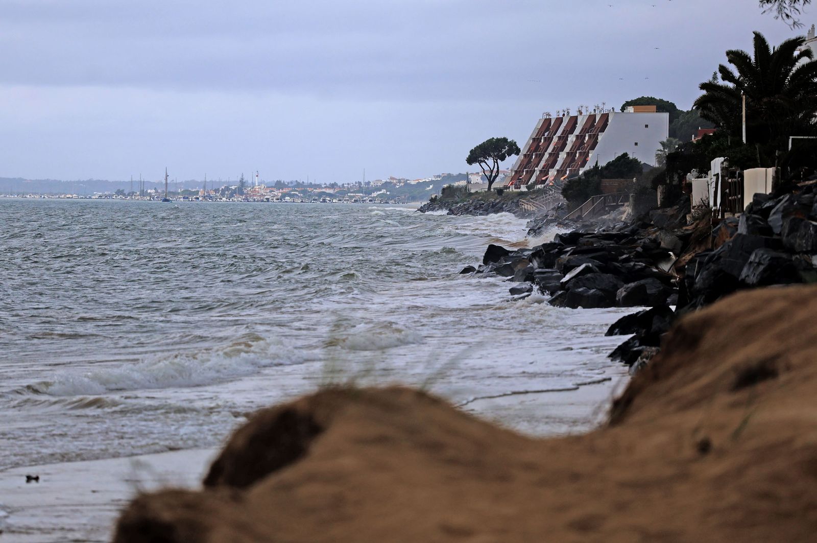 Imágenes del paso de la DANA por Huelva