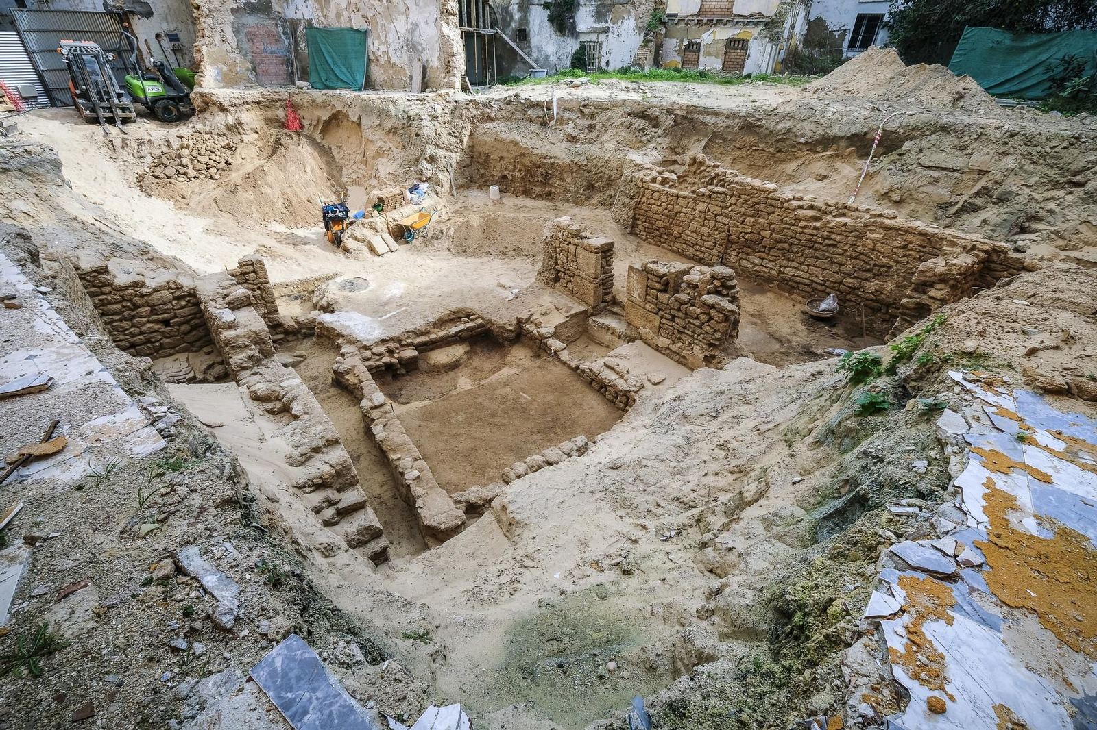 Vista general del yacimiento.