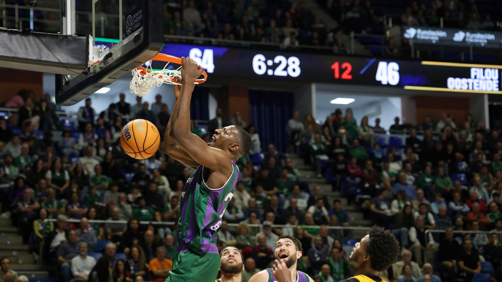 El Unicaja - Filou Oostende de BCL, en fotos