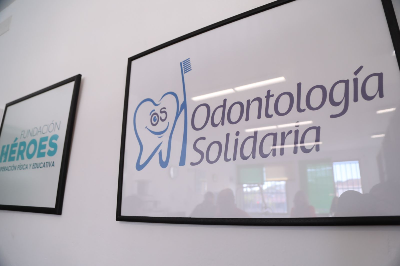 Consulta dental solidaria de la Fundación Héroes en Málaga.