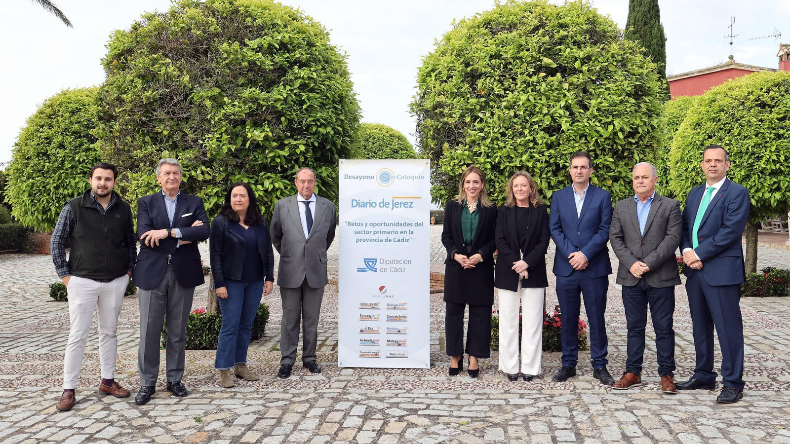 Desayuno coloquio "Retos y oportunidades del sector primario den la provincia de Cádiz" en Bodegas Luis Pérez en Jerez