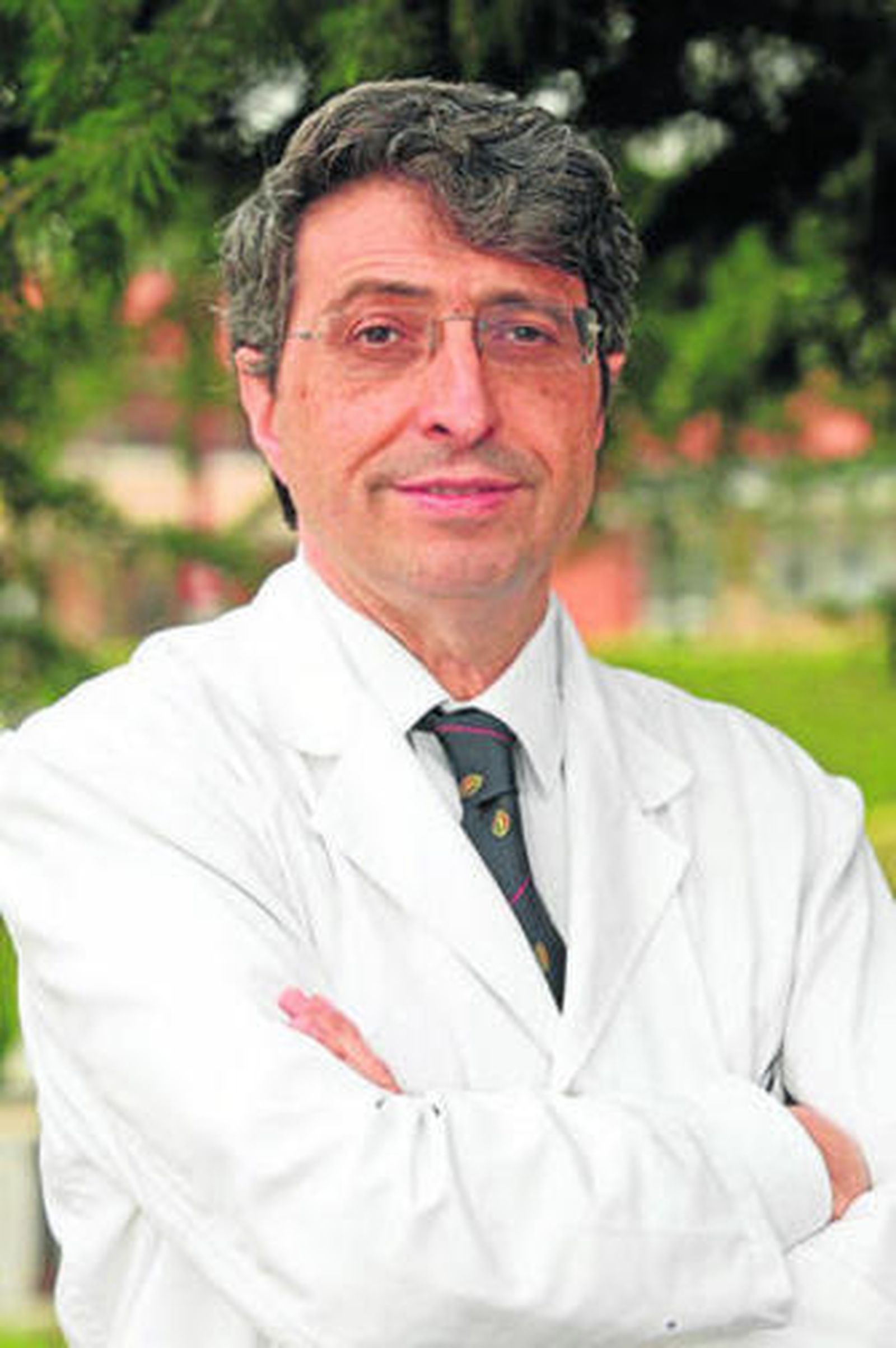 El doctor Martínez en la Universidad de Navarra.