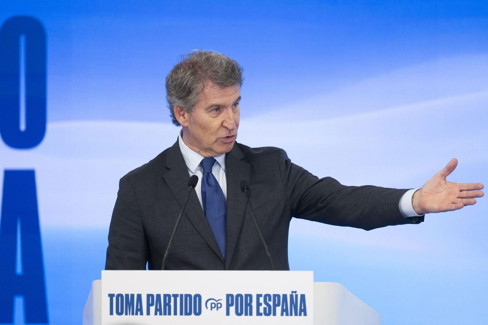 El presidente del PP, Alberto Núñez Feijóo.