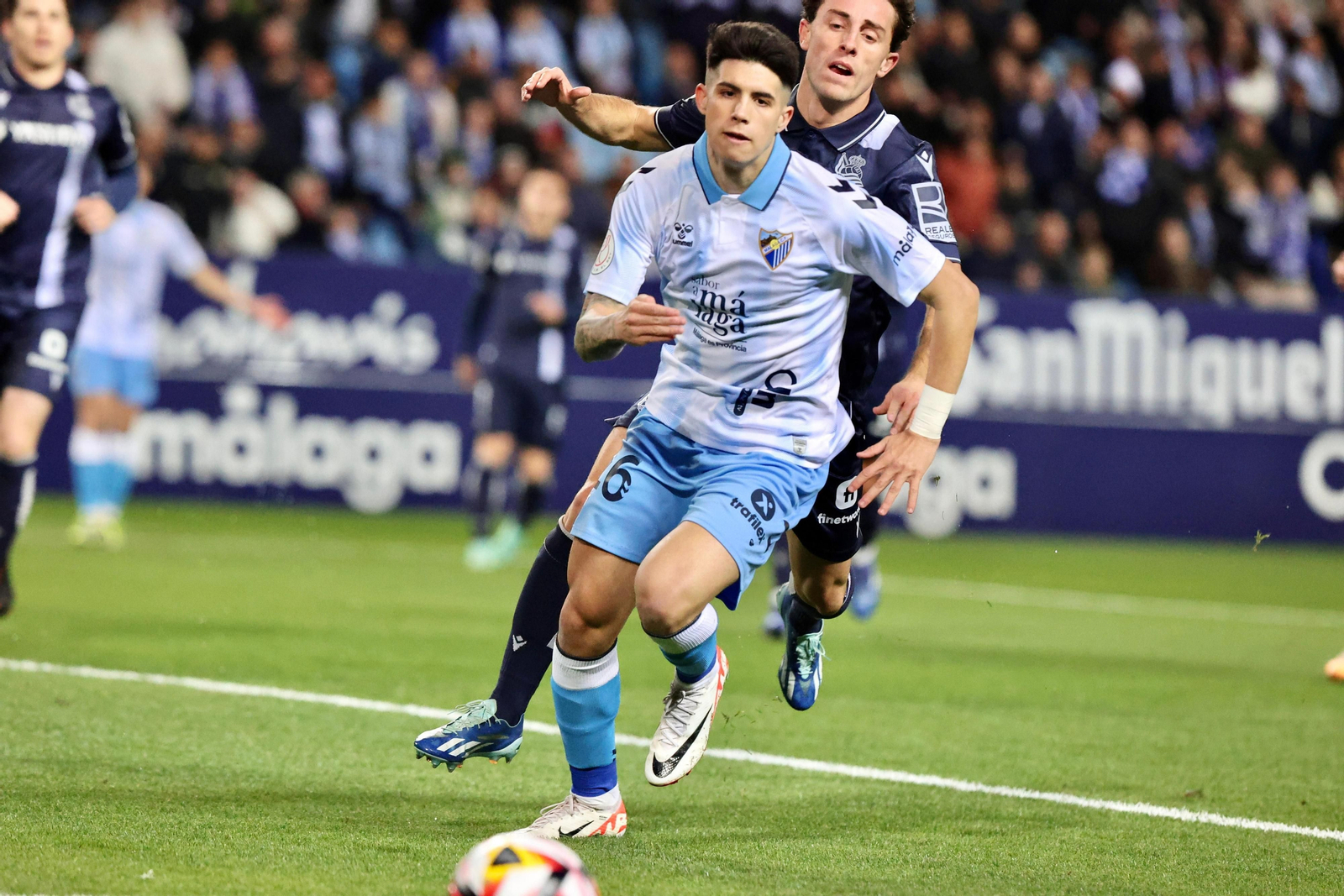 Málaga CF - Real Sociedad, en fotos