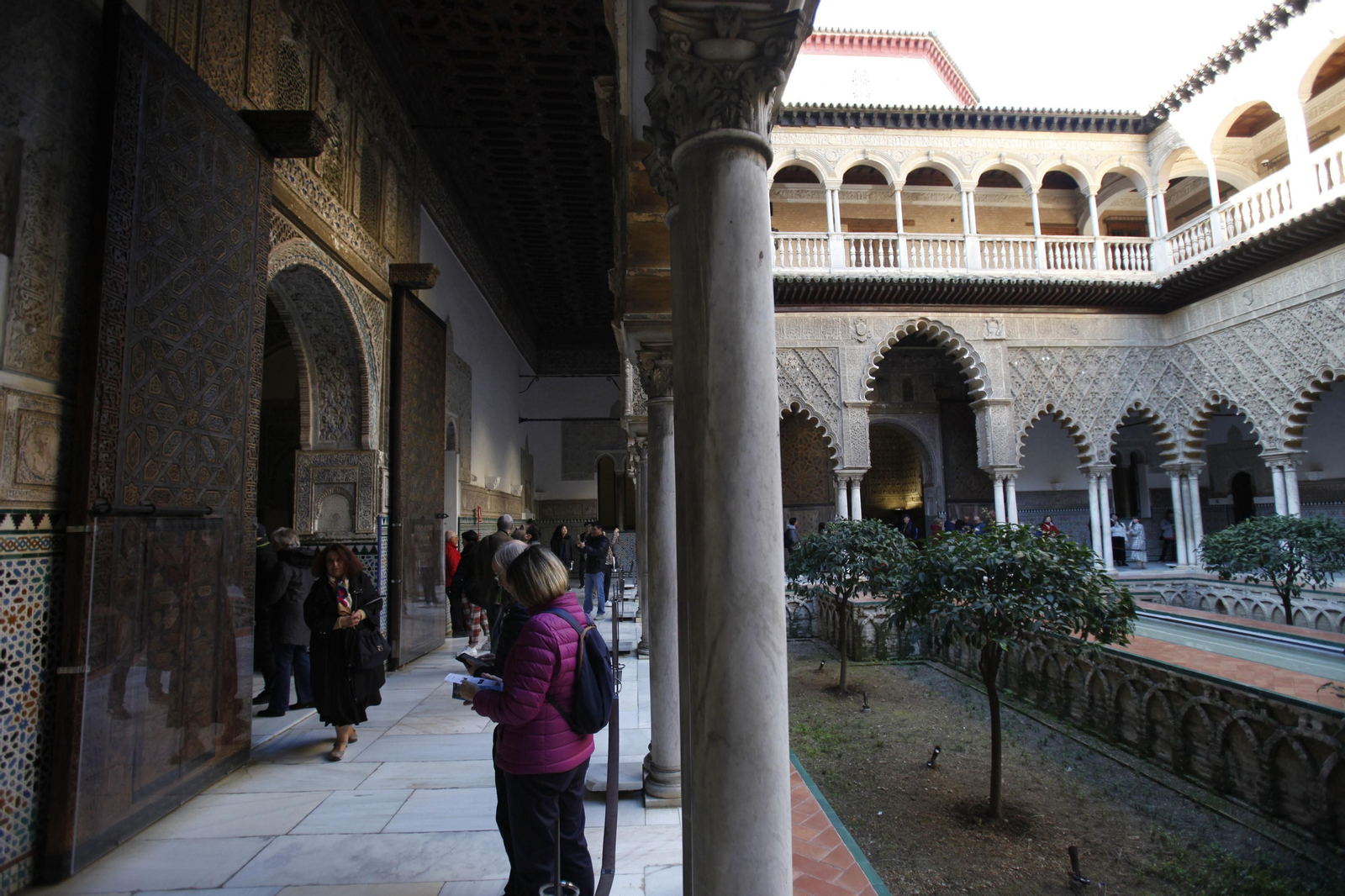 Restauración de las puertas del Patio de las Doncellas en el Alcázar