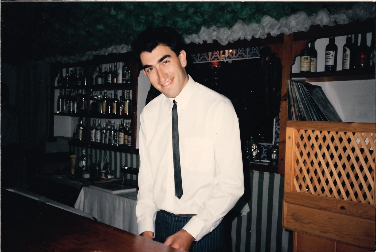 En el tablao Doñana, en 1985.