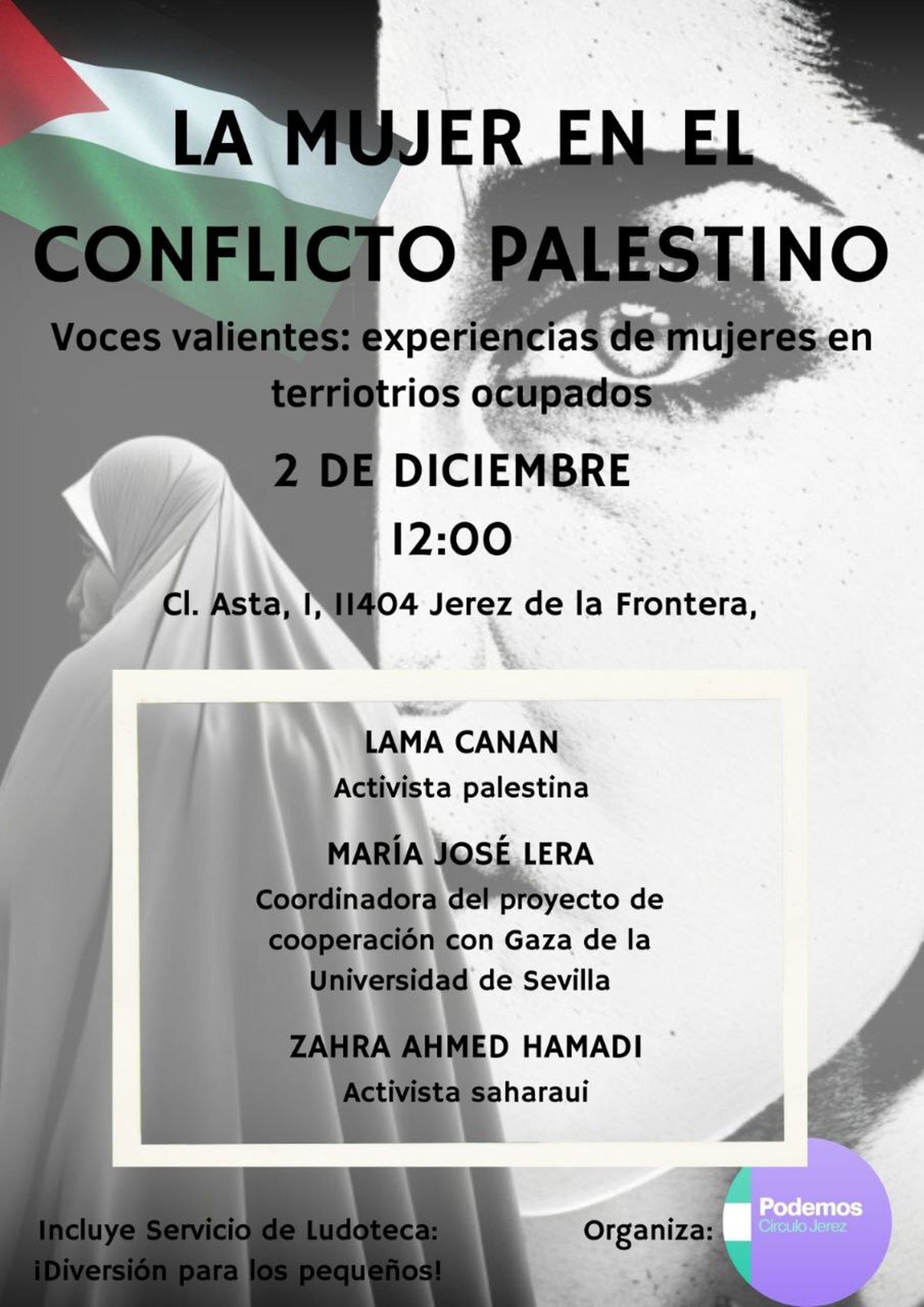 Cartel anunciador del acto.