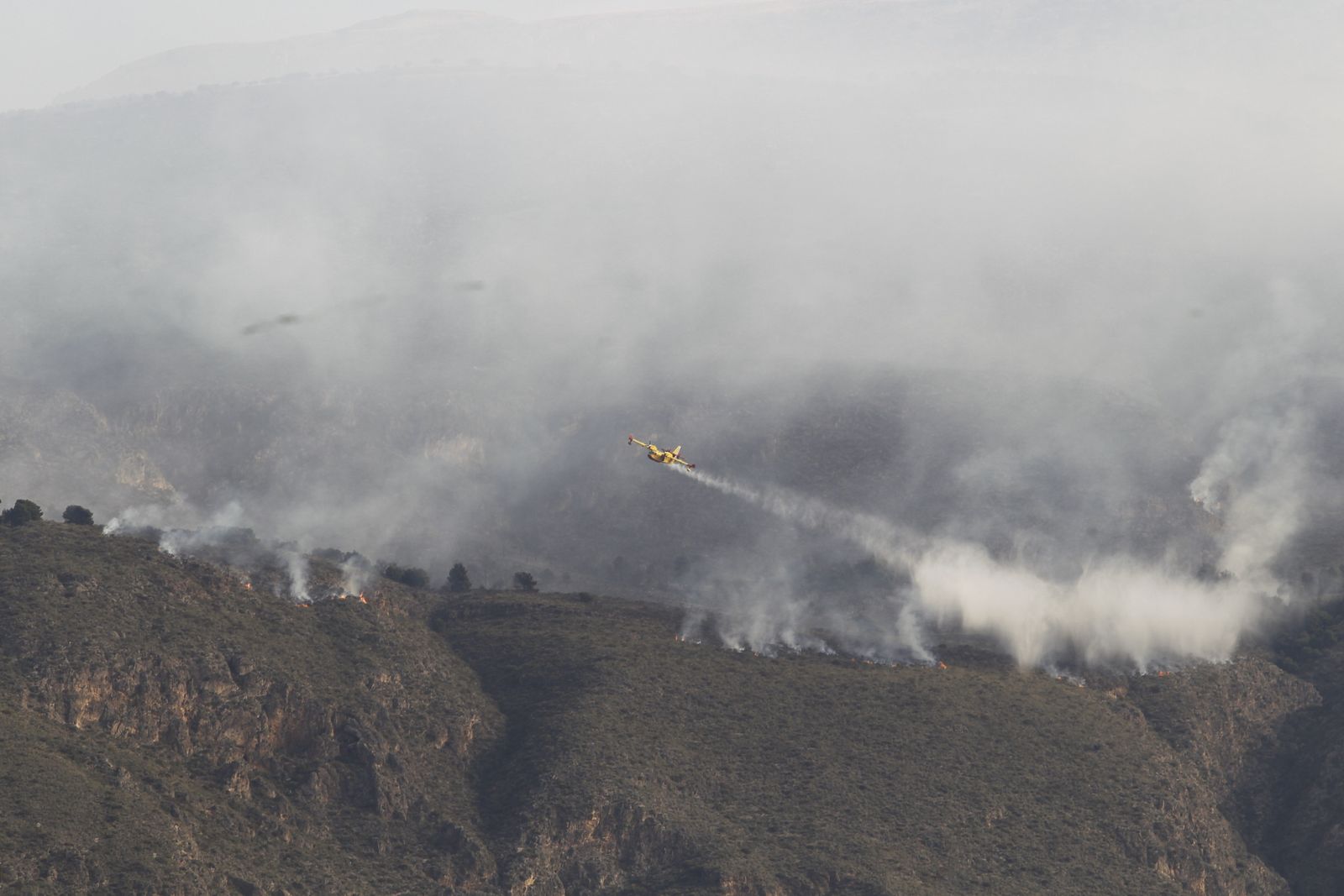 Fotogalería incendio forestal de Castala, Berja y Dalías.