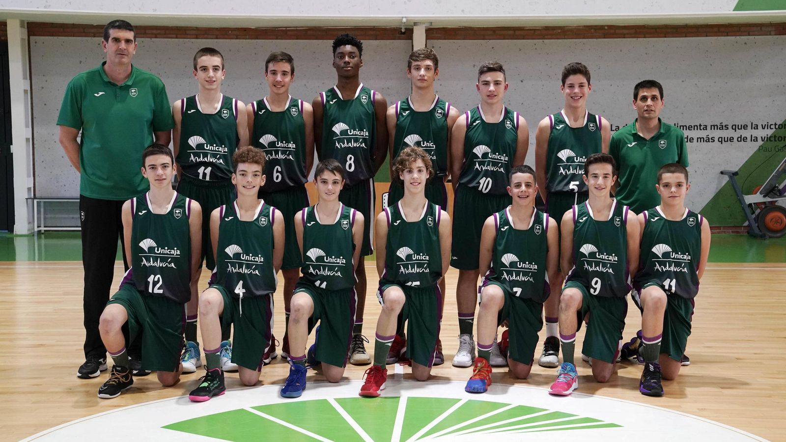 El equipo infantil que jugó la Minicopa 2020.