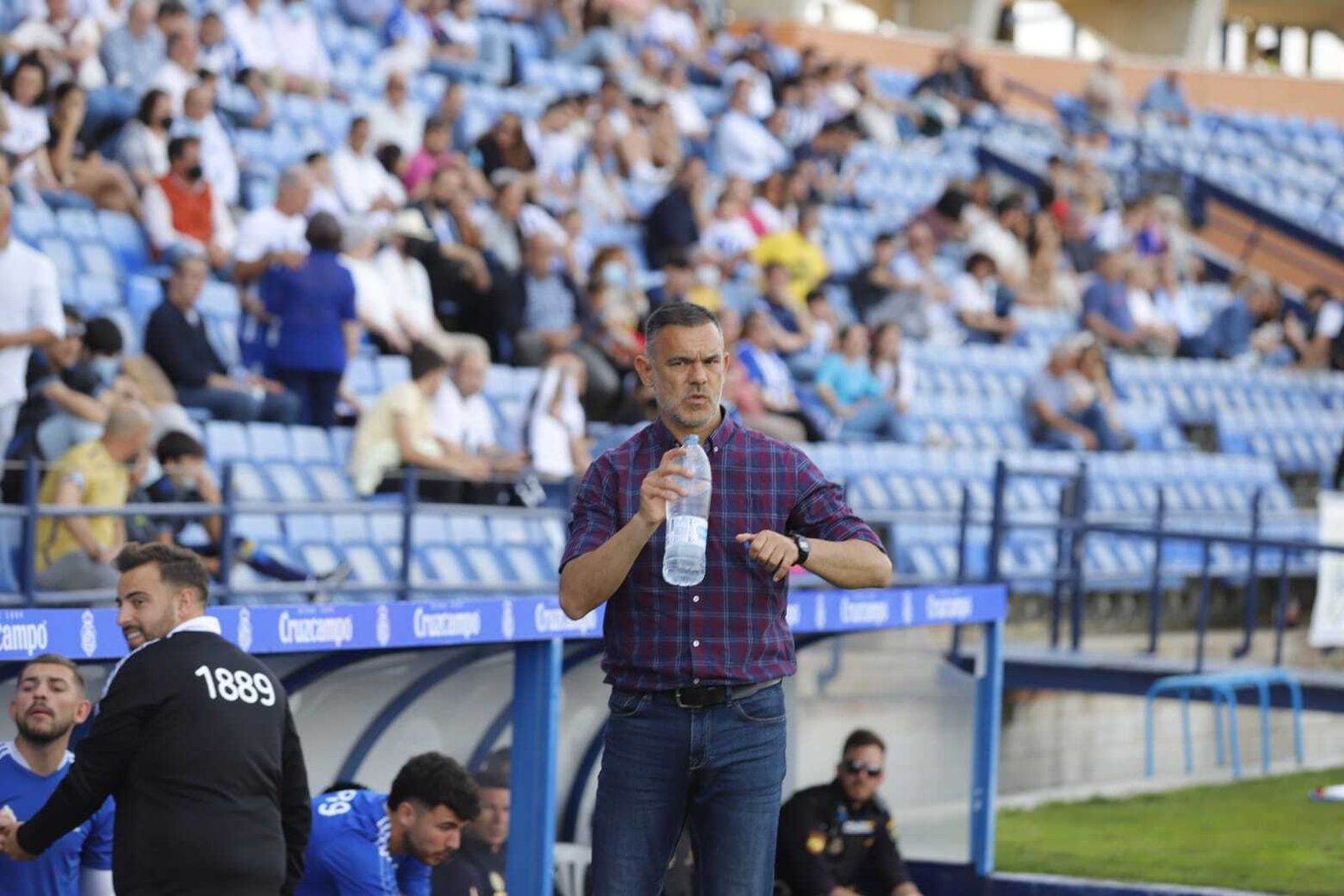 Jaime Díaz debutó con un triunfo como entrenador del primer equipo albiazul.
