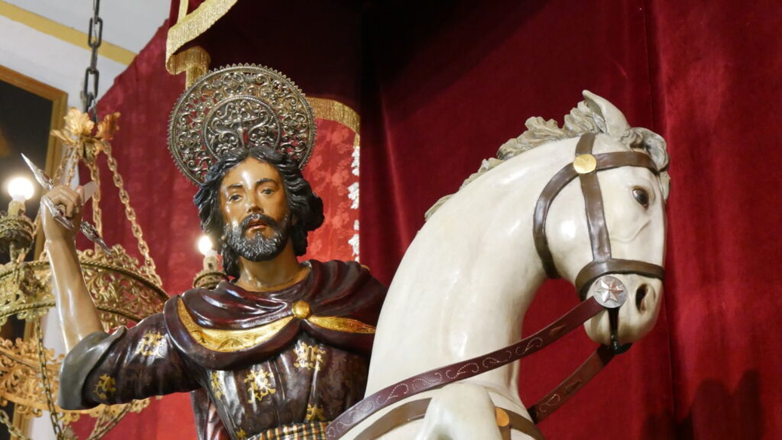 Santiago Apóstol, de Aznalcázar, en vísperas de su procesión