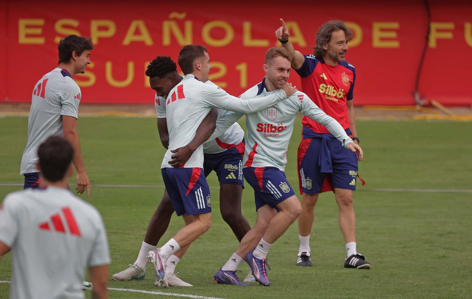 Fotos del entrenamiento de la selección española sub-21 en Algeciras