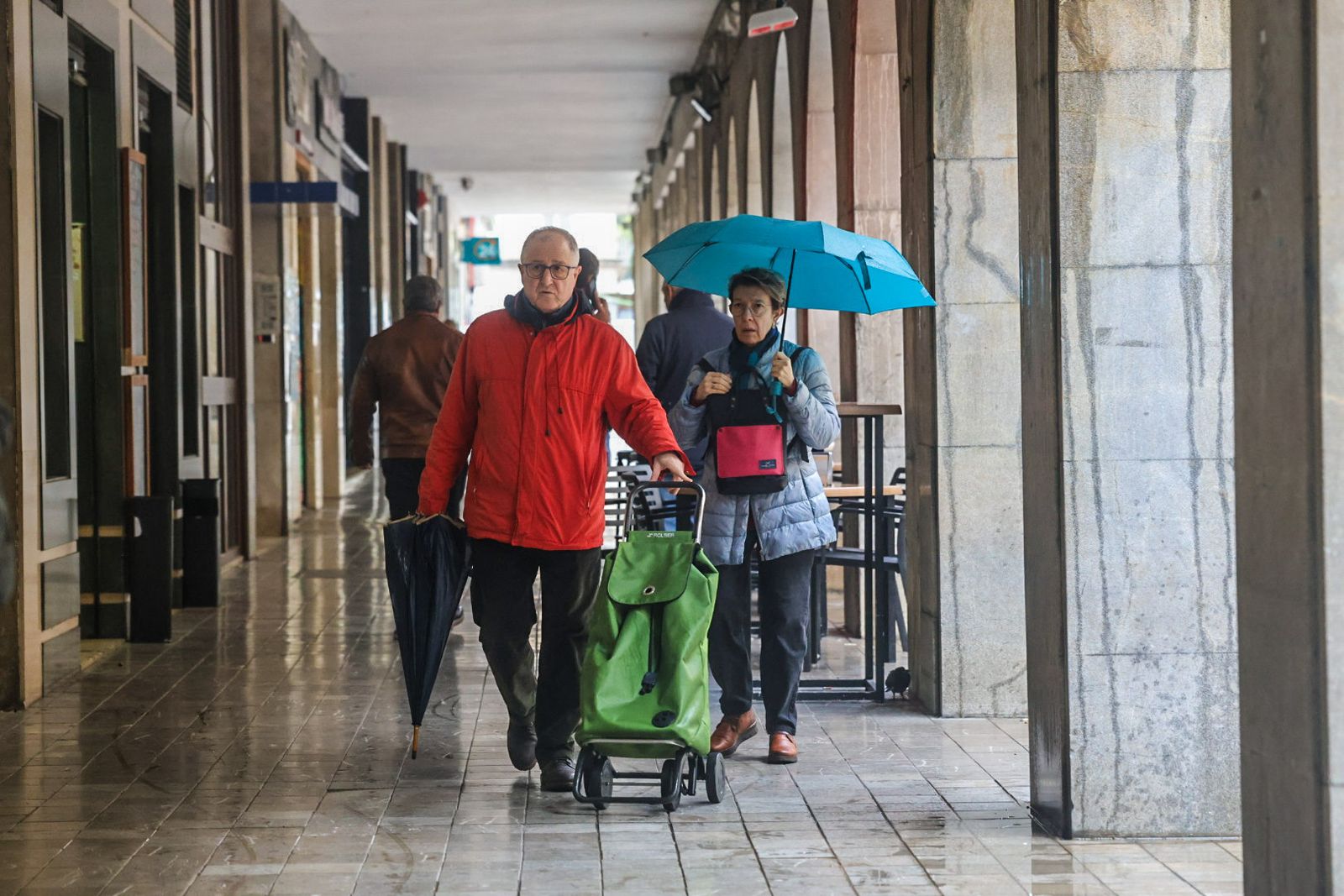 La borrasca Joseph a su paso por la ciudad, en fotografías