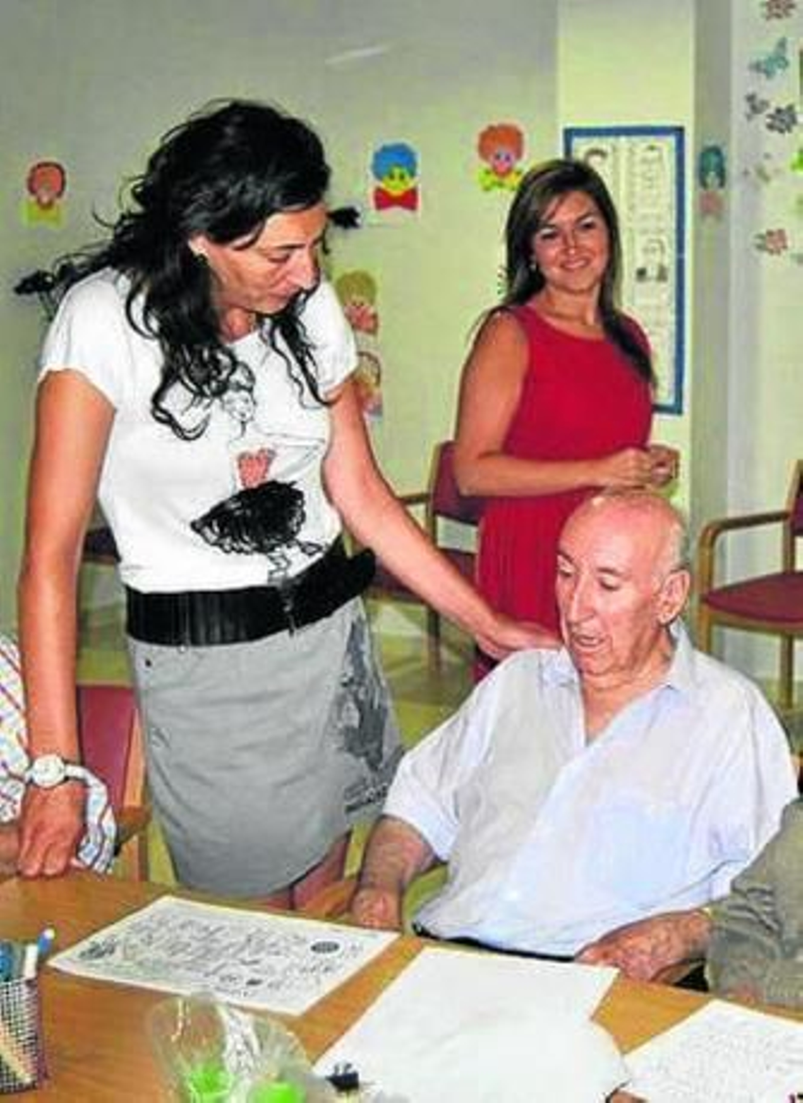 López, en su visita a Nodromar. López, en su visita a Nodromar.