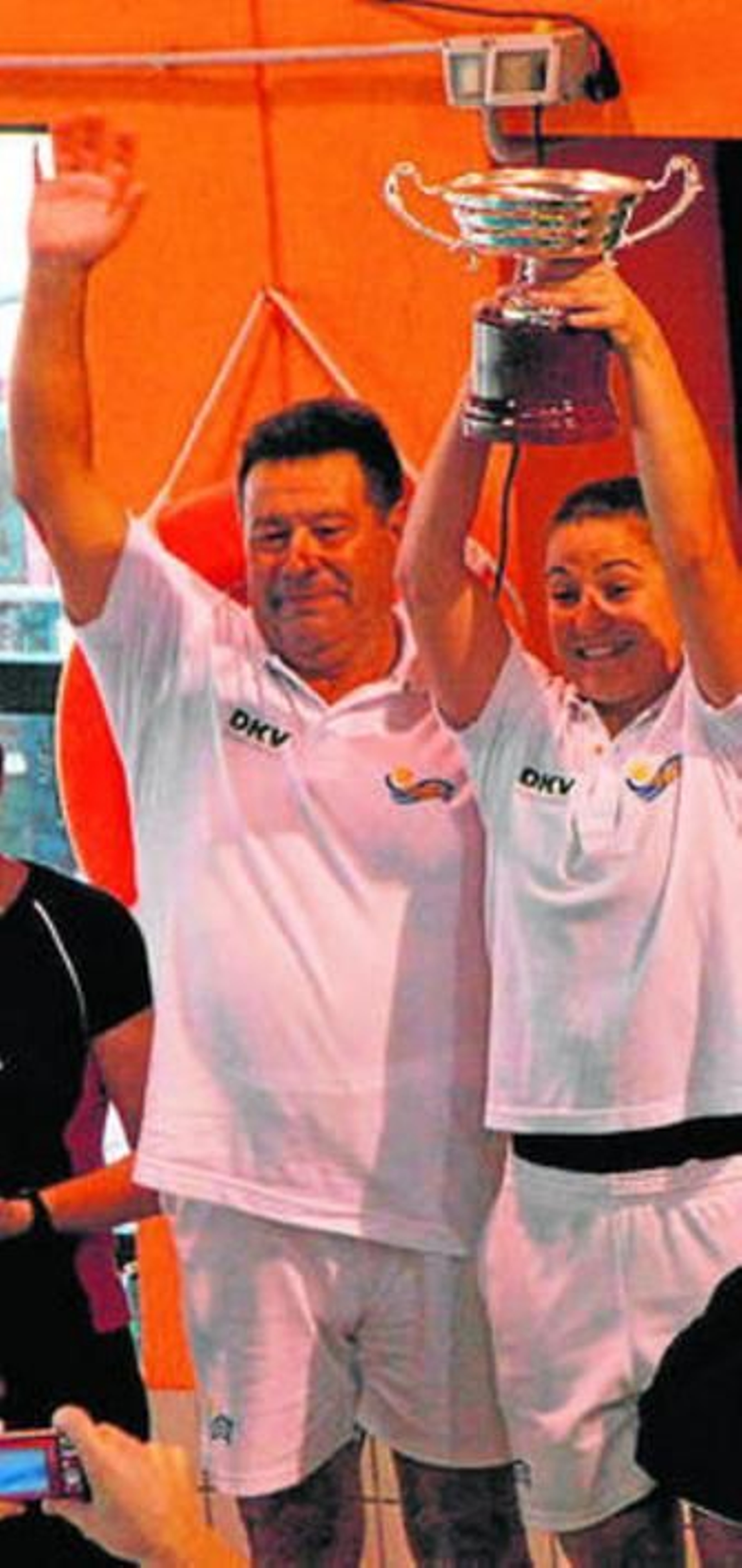 Los jerezanos, en lo más alto.