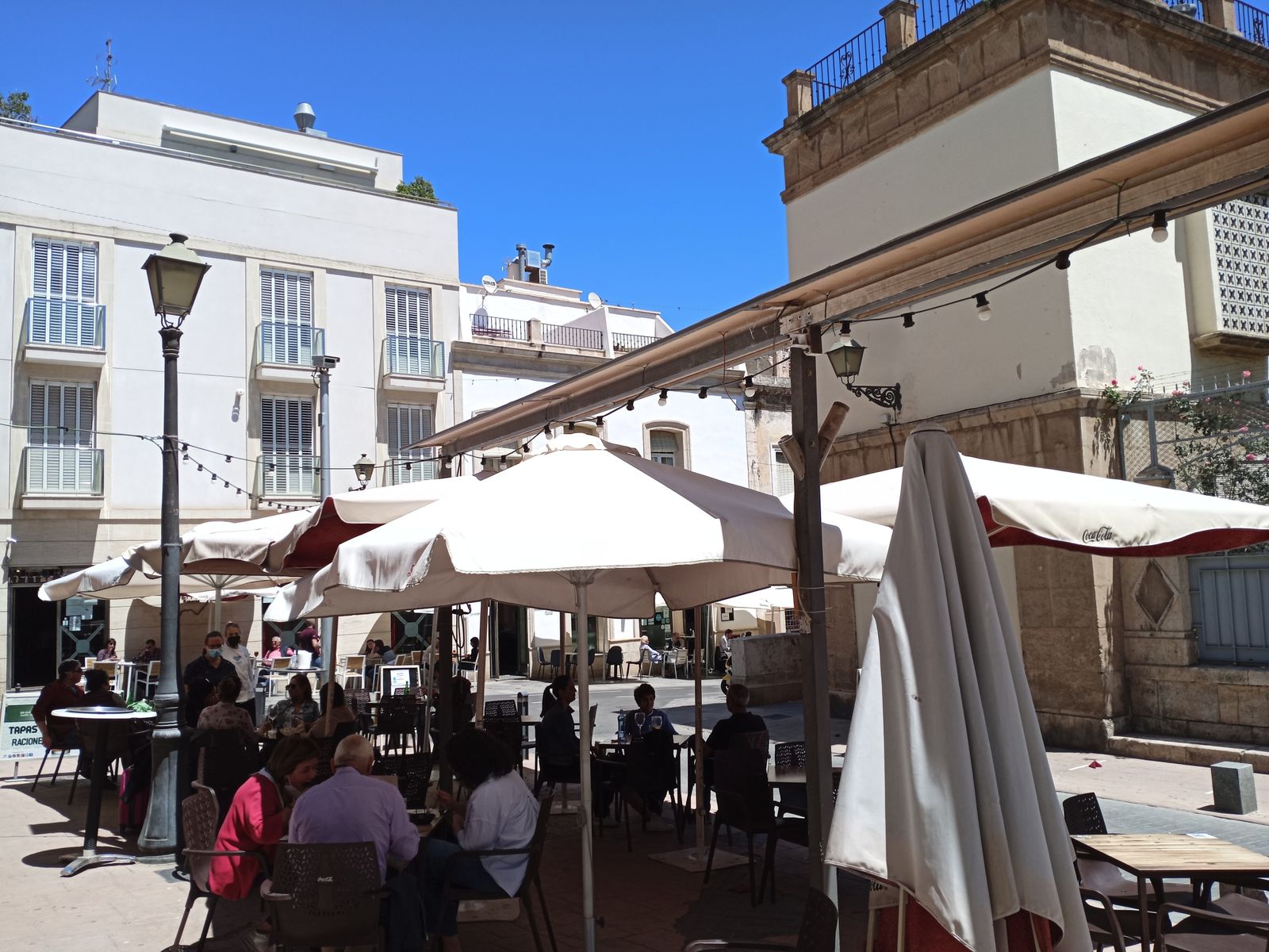Terraza de la calle Marín
