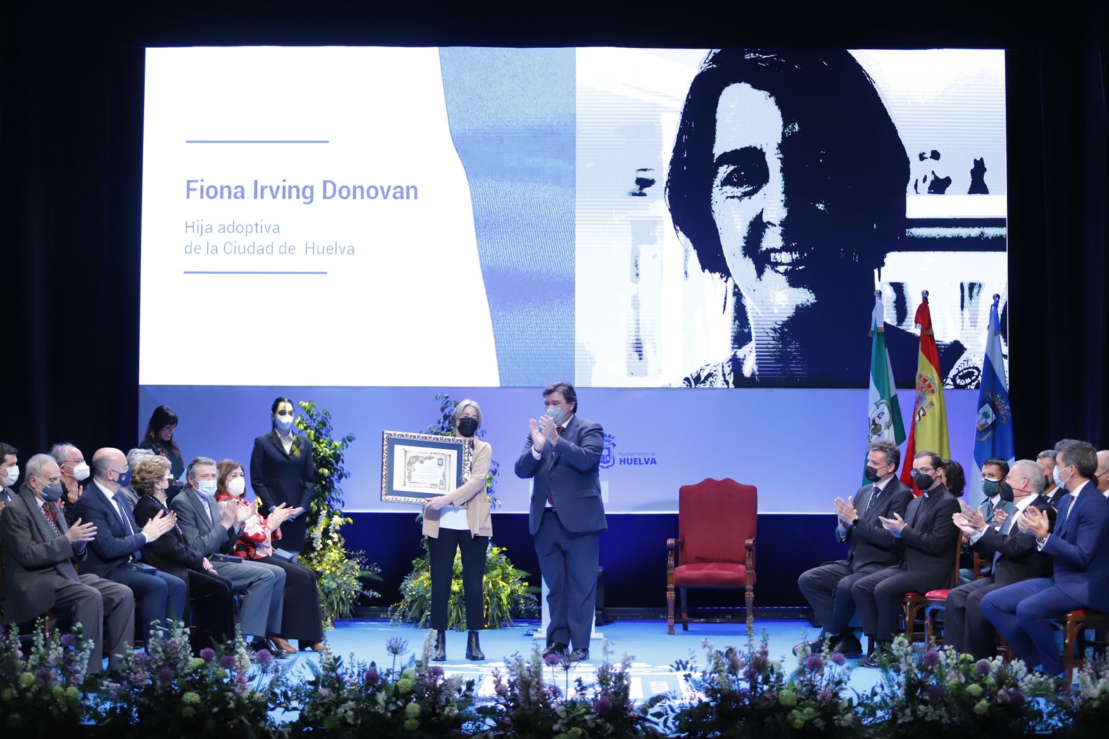 Imágenes de la entrega de Hijo Predilecto y de Hijos Adoptivos de Huelva