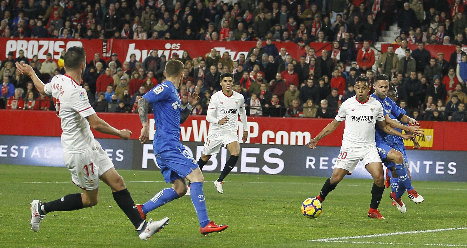 El Sevilla-Getafe en imágenes