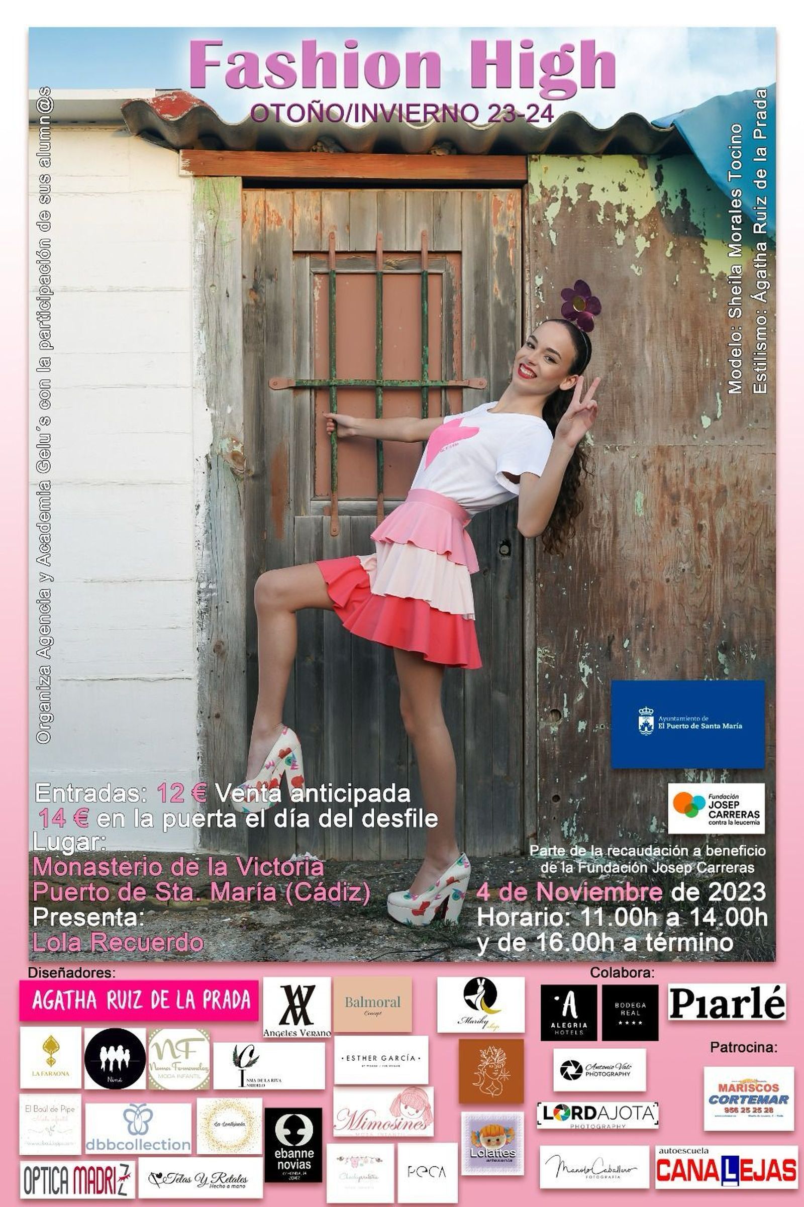 El Puerto  acogerá el 4 de noviembre el desfile de moda 'Fashion High'.