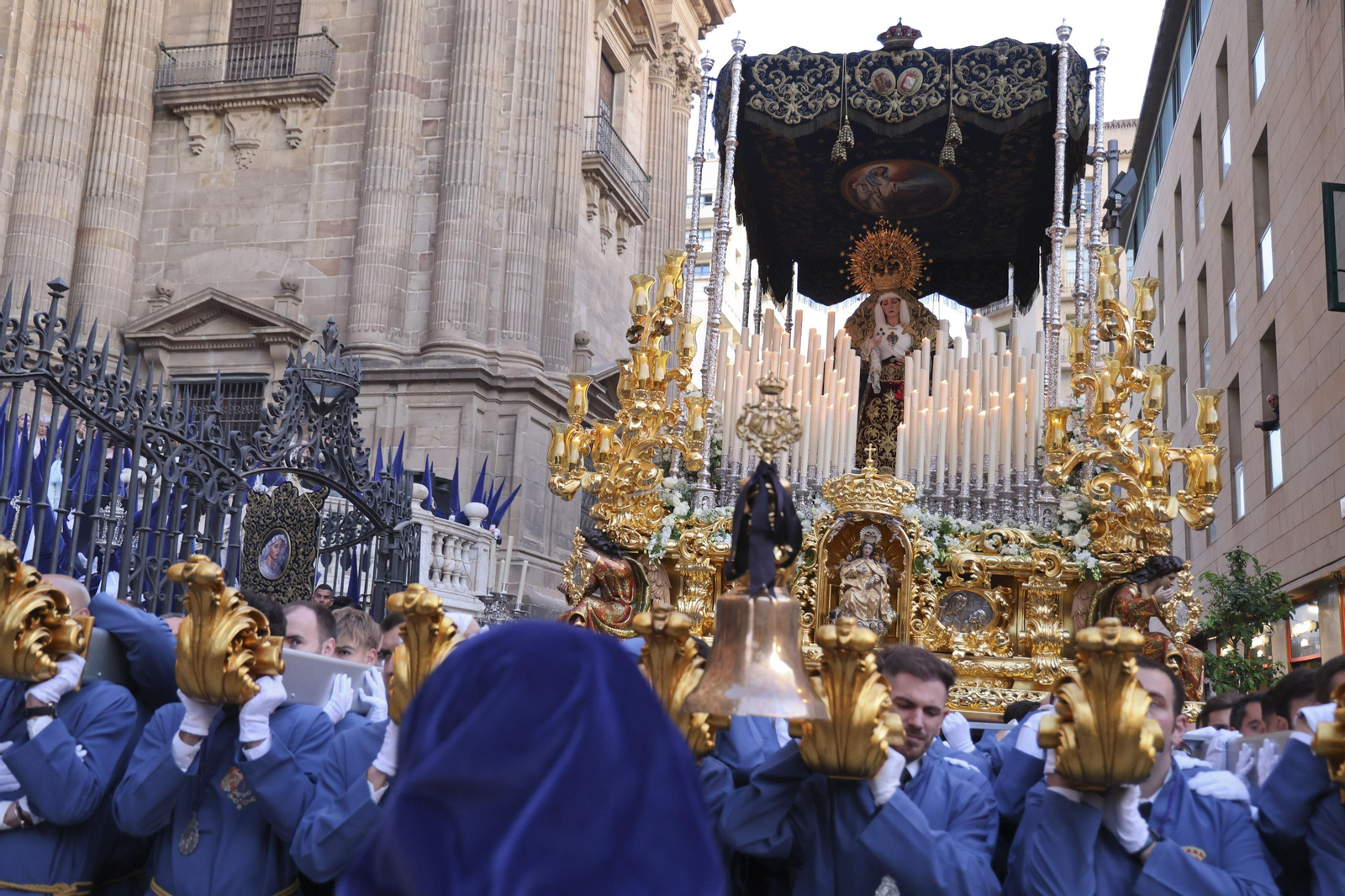El Rico, en su procesión del Miércoles Santo en Málaga El Rico, en su procesión del Miércoles Santo en Málaga