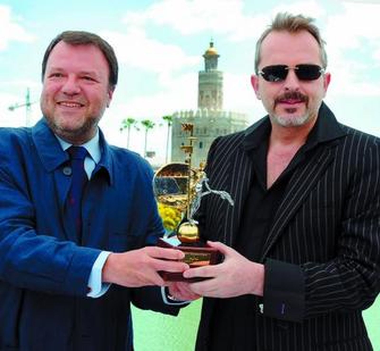 Sevilla y Bosé, toda una "pareja de hecho"