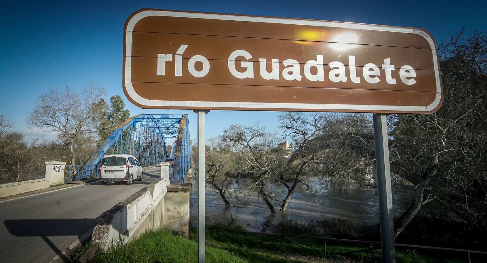 Un día tranquilo en el rio Guadalete, en imágenes