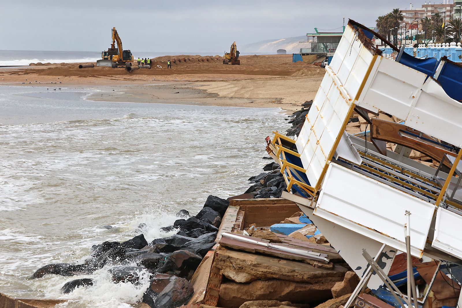 Las fotografías de los daños en Matalascañas