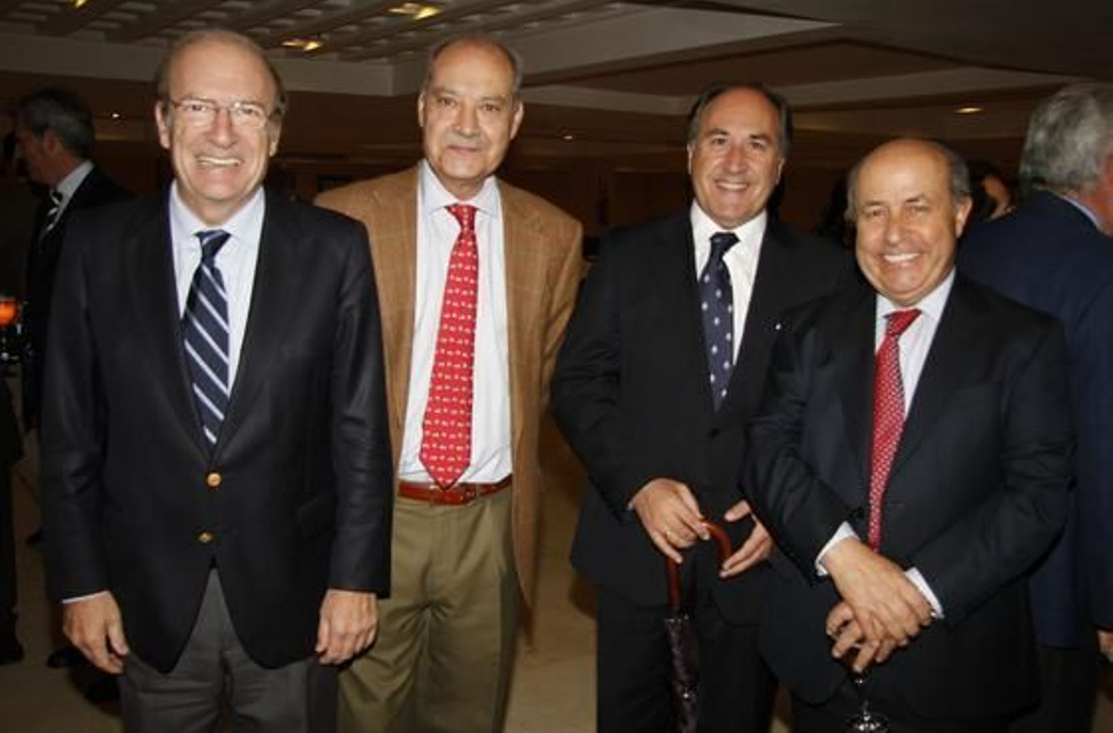 Pedro Rodríguez, alcalde de Huelva; Jorge Ramos, parlamentario andaluz; José Ignacio Landaluce, diputado y José Torres Hurtado, alcalde de Granada.

Foto: Juan Carlos Vazquez / Victoria Hidalgo