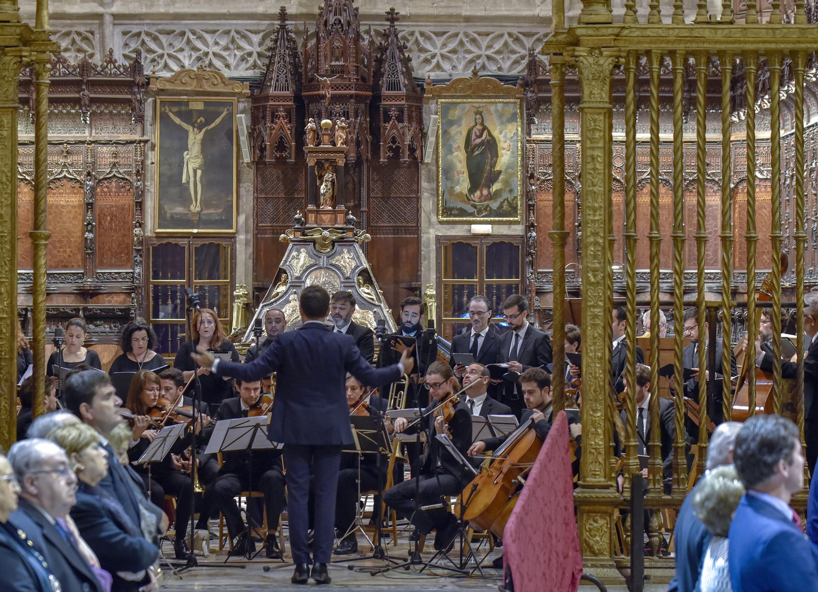 Las imágenes de la misa de acción de gracias