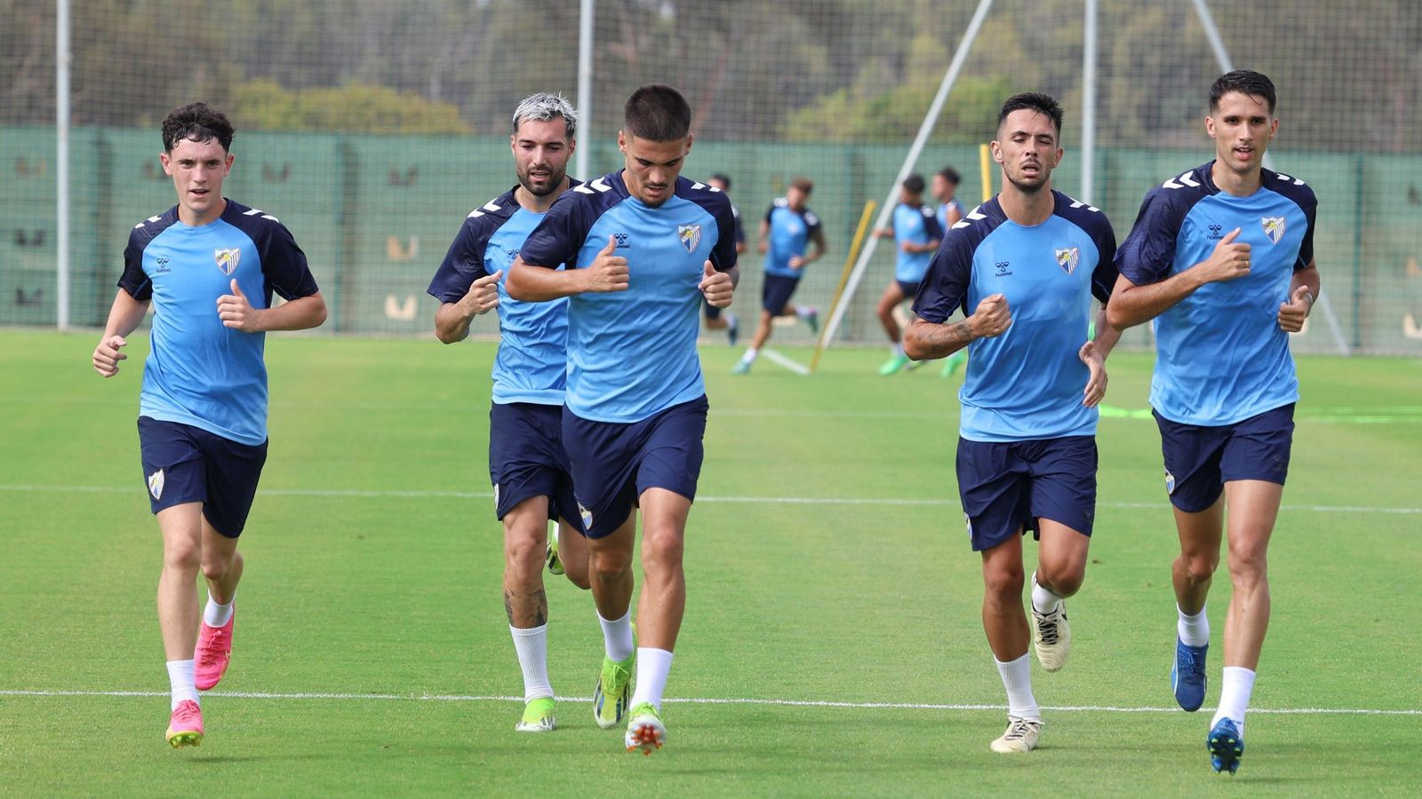 El Málaga CF prueba la Ciudad Deportiva de Arraijanal