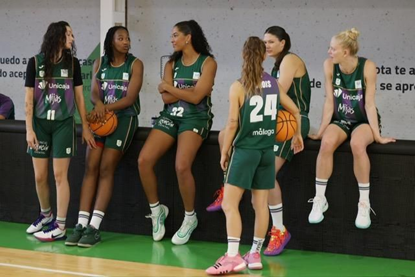Sonrisas y buena energía en el Media Day del Unicaja Mijas