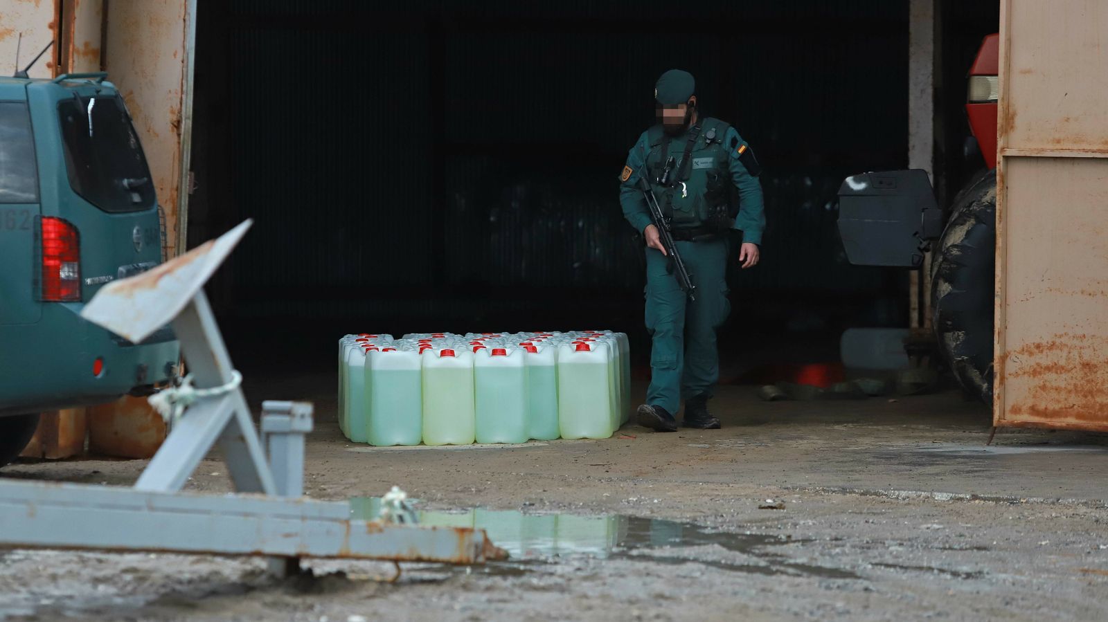 Registros de la Guardia Civil en Palmones