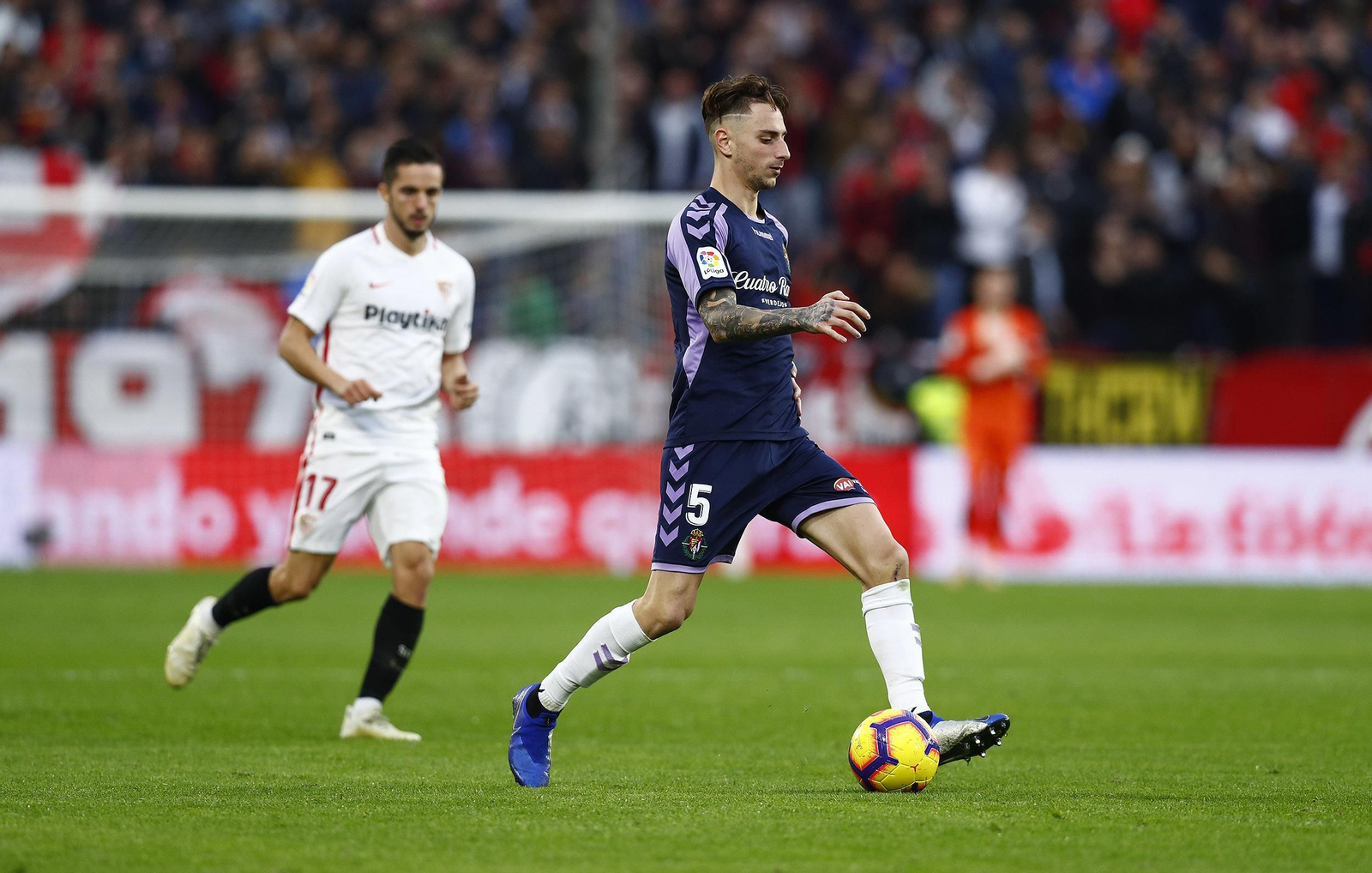 El Sevilla-Valladolid, en imágenes