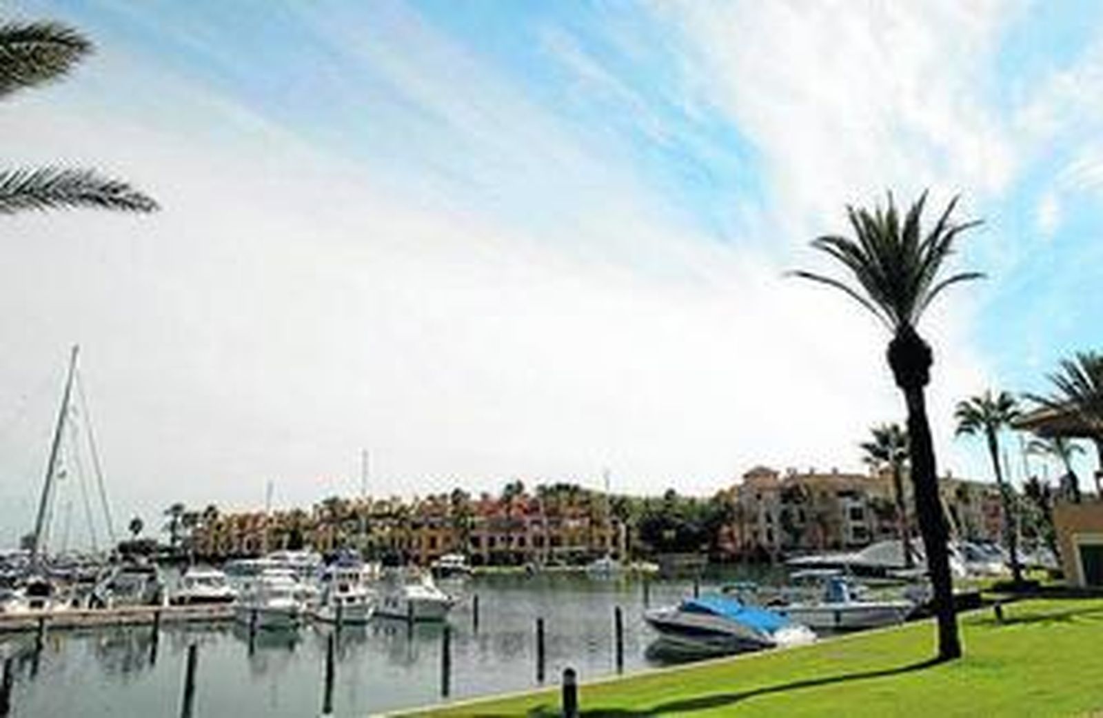 El puerto deportivo de Sotogrande.