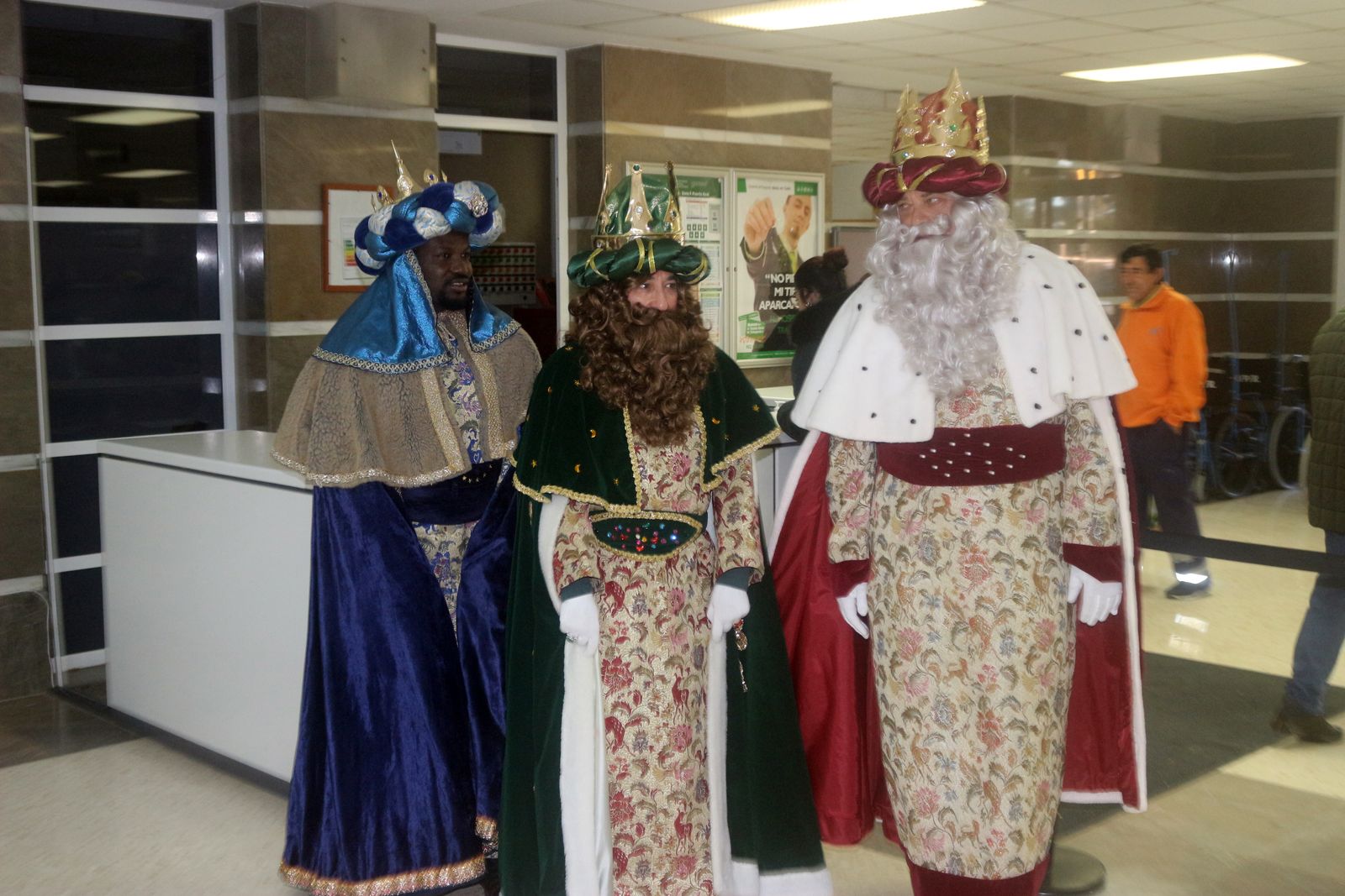 Visita de los Reyes Magos al Hospital de Puerto Real