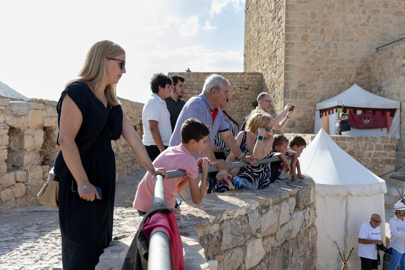 Moradores del Castillo de Jaén, recreación histórica de la Edad Media en el Cerro de Santa Catalina