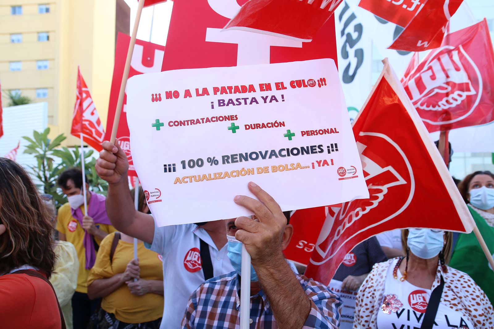 Concentración sindical en favor de mayores contrataciones en el SAS.