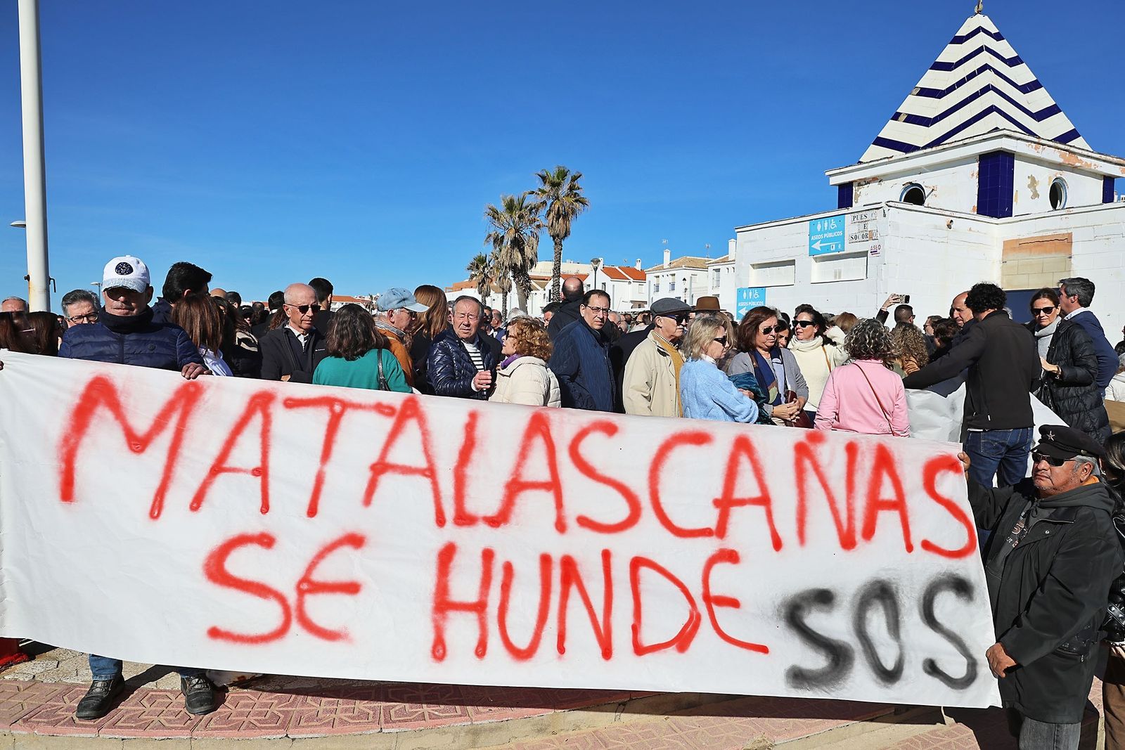 El grito de los propietarios de viviendas en Matalascañas