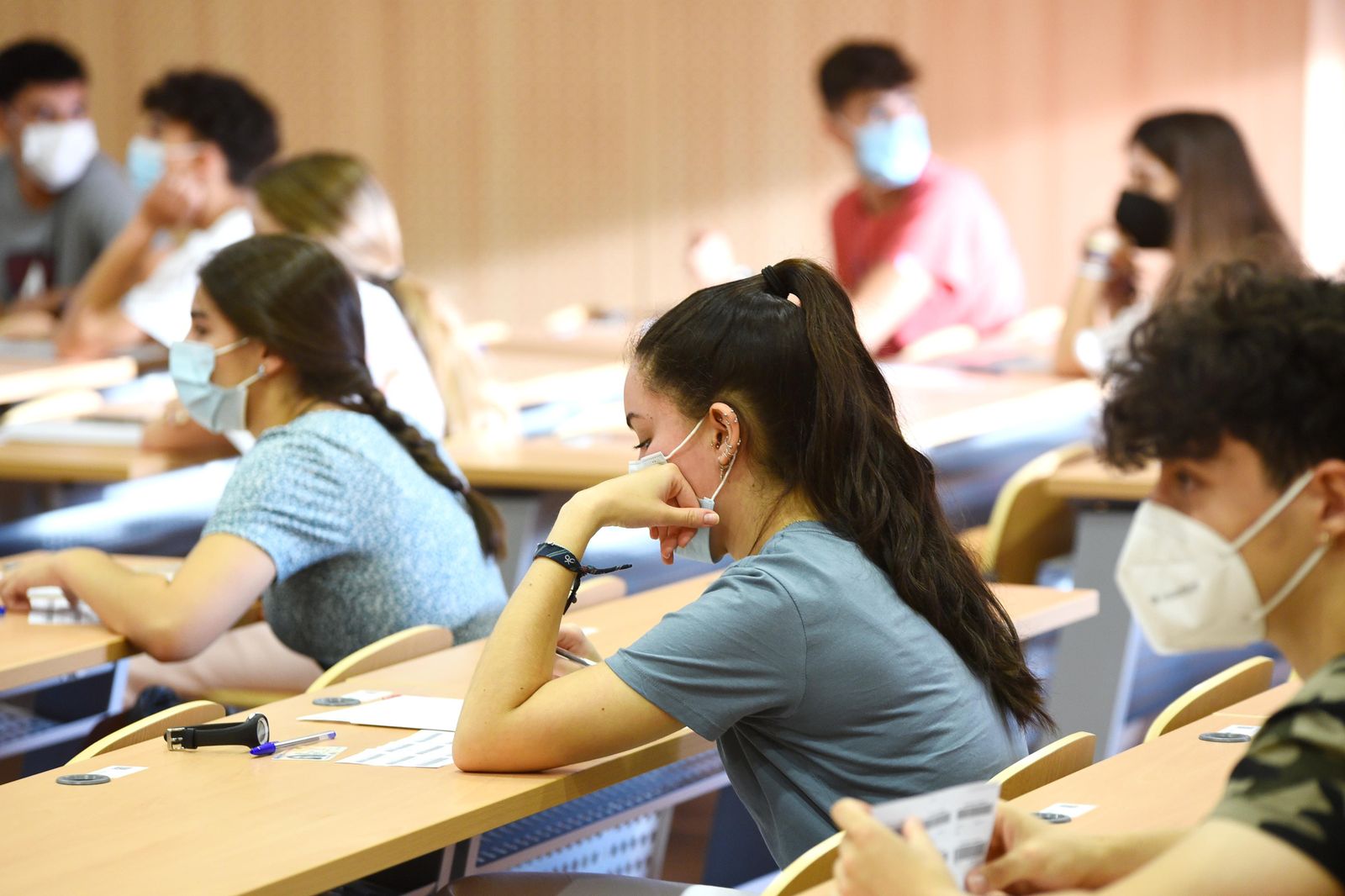 El inicio de los exámenes de Selectividad en Córdoba, en fotografías