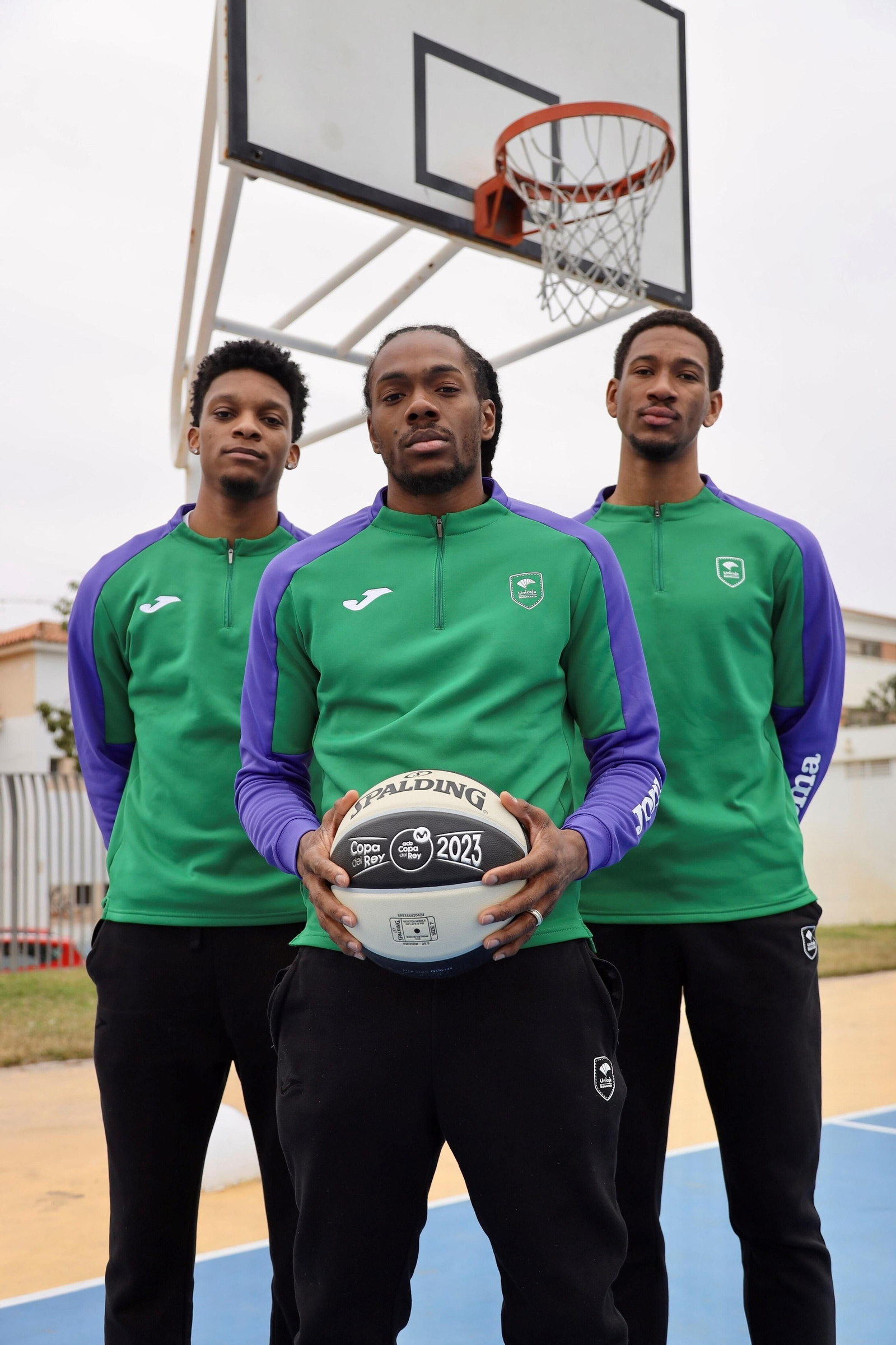 Kendrick Perry, Tyson Carter y Kameron Taylor, en el Parque del Oeste